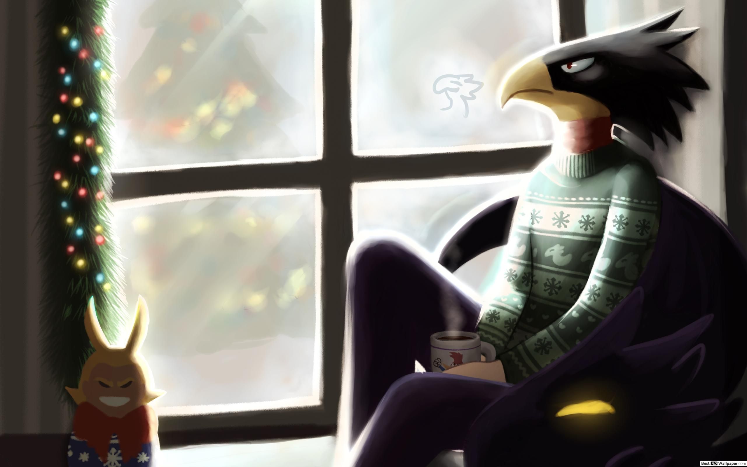 My Hero Academia Tokoyami Jet Black Hero: Tsukuyomi HD Wallpaper Download