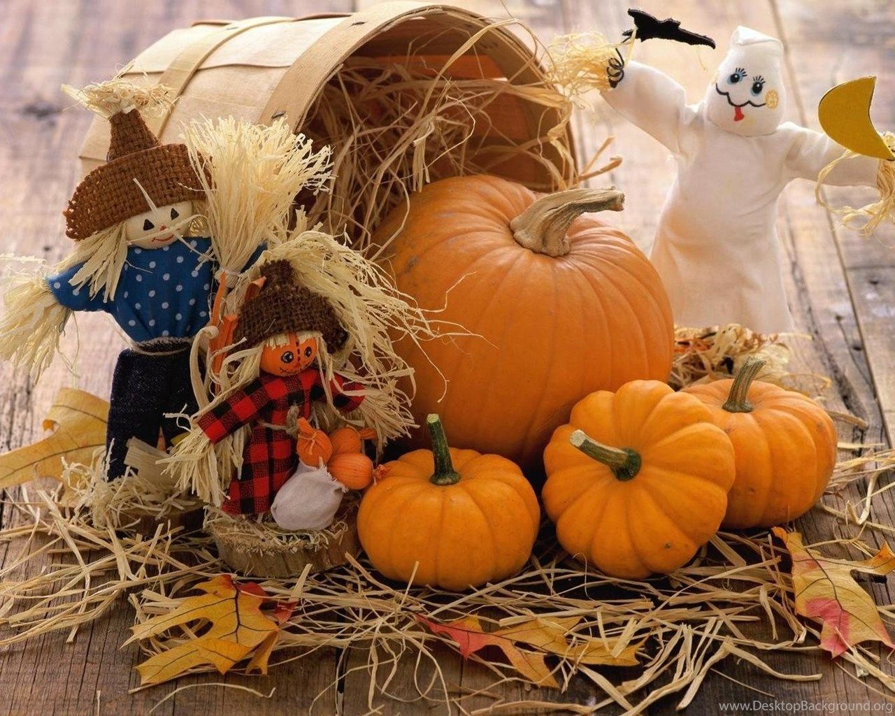 Autumn With Pumpkins Wallpapers Wallpaper Cave