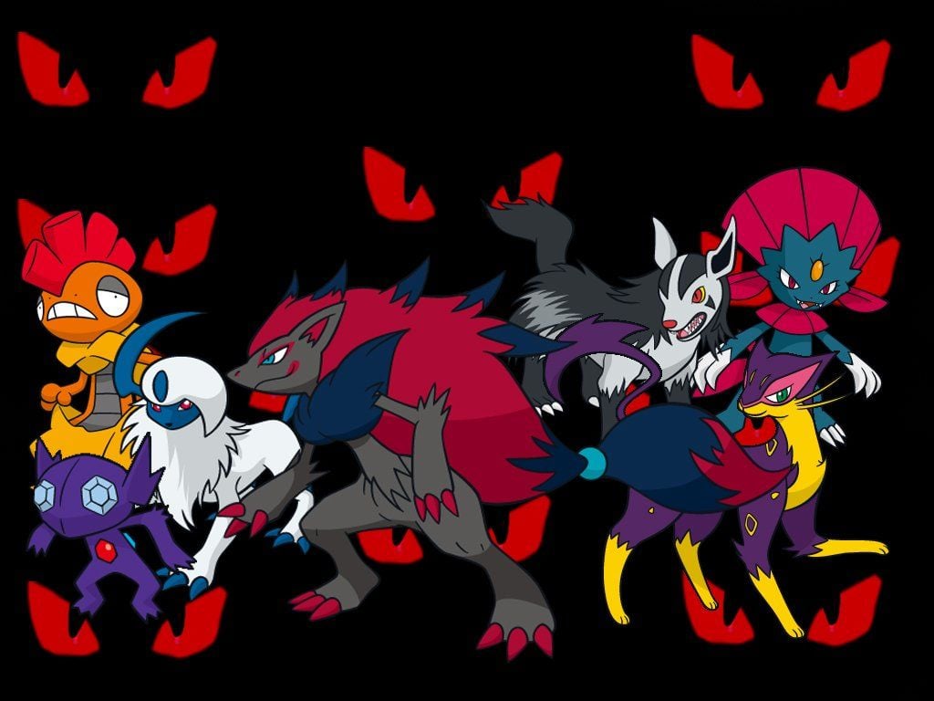 Dark Type Pokémon Wallpaper