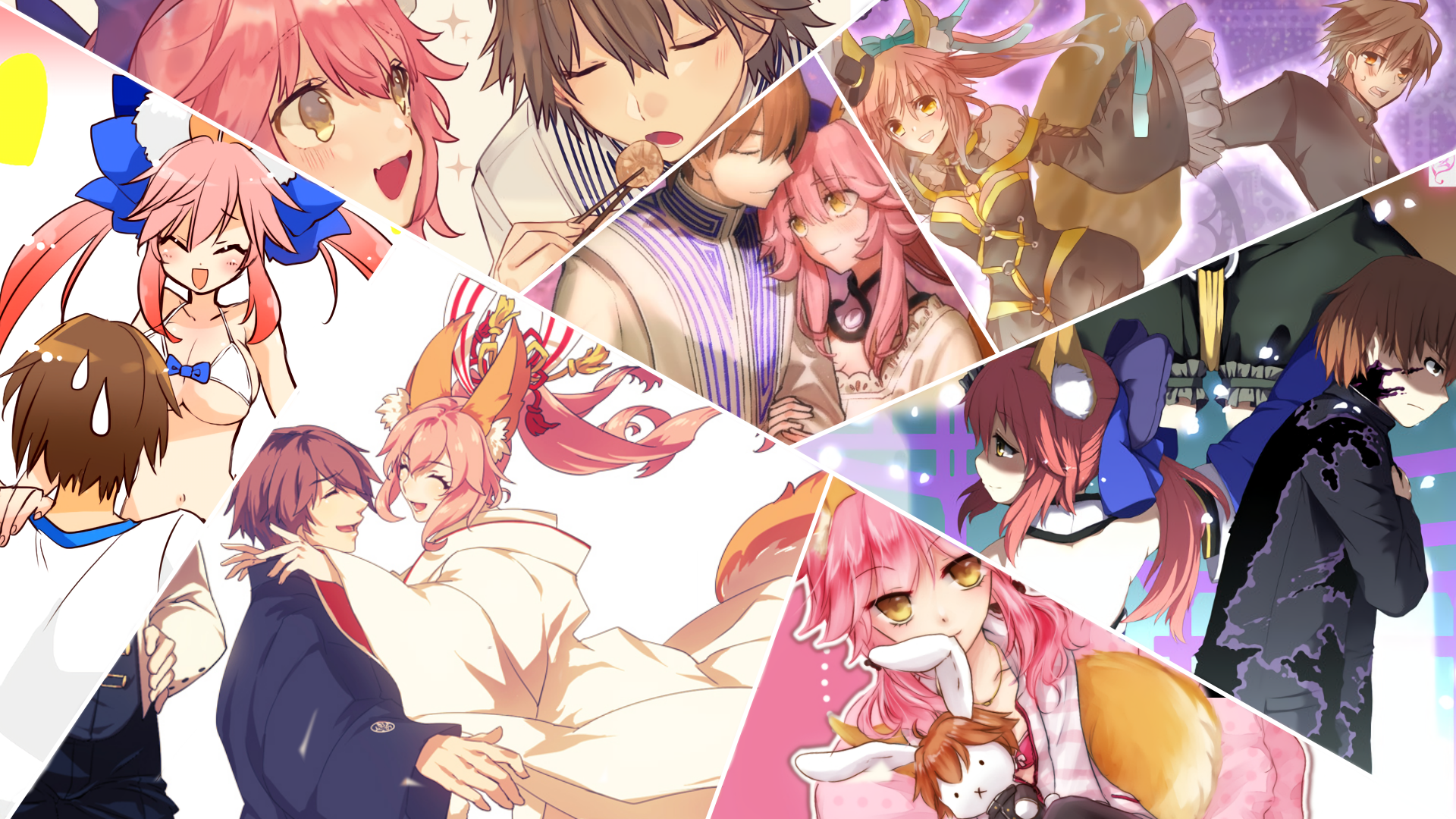 Wallpaper The Tale Of Tamamo No Mae And Her Goshujin Sama Hakuno Kishinami