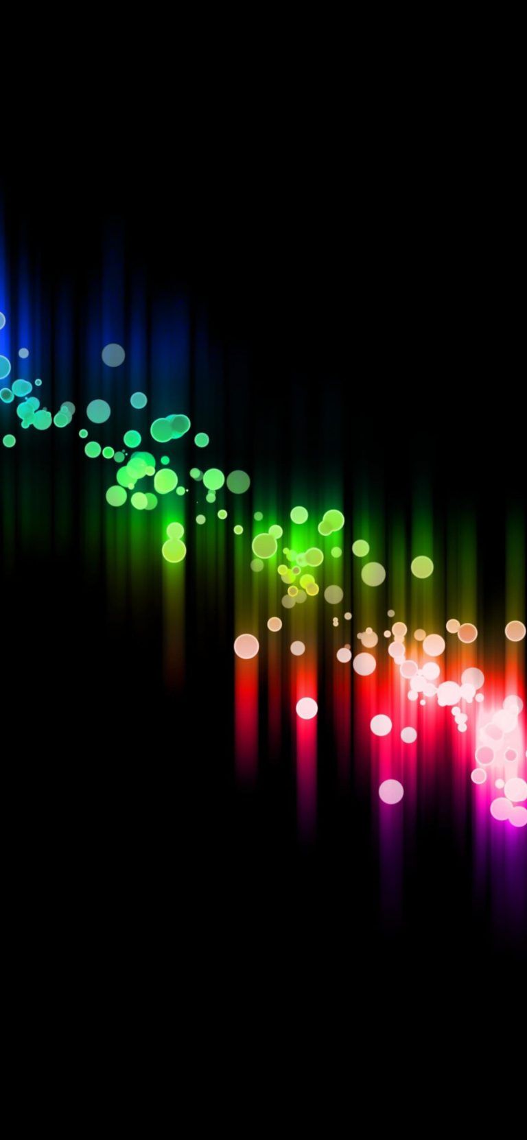 Rainbow Black Abstract Dark iPhone 2K Wallpaper Download ⋆ Traxzee