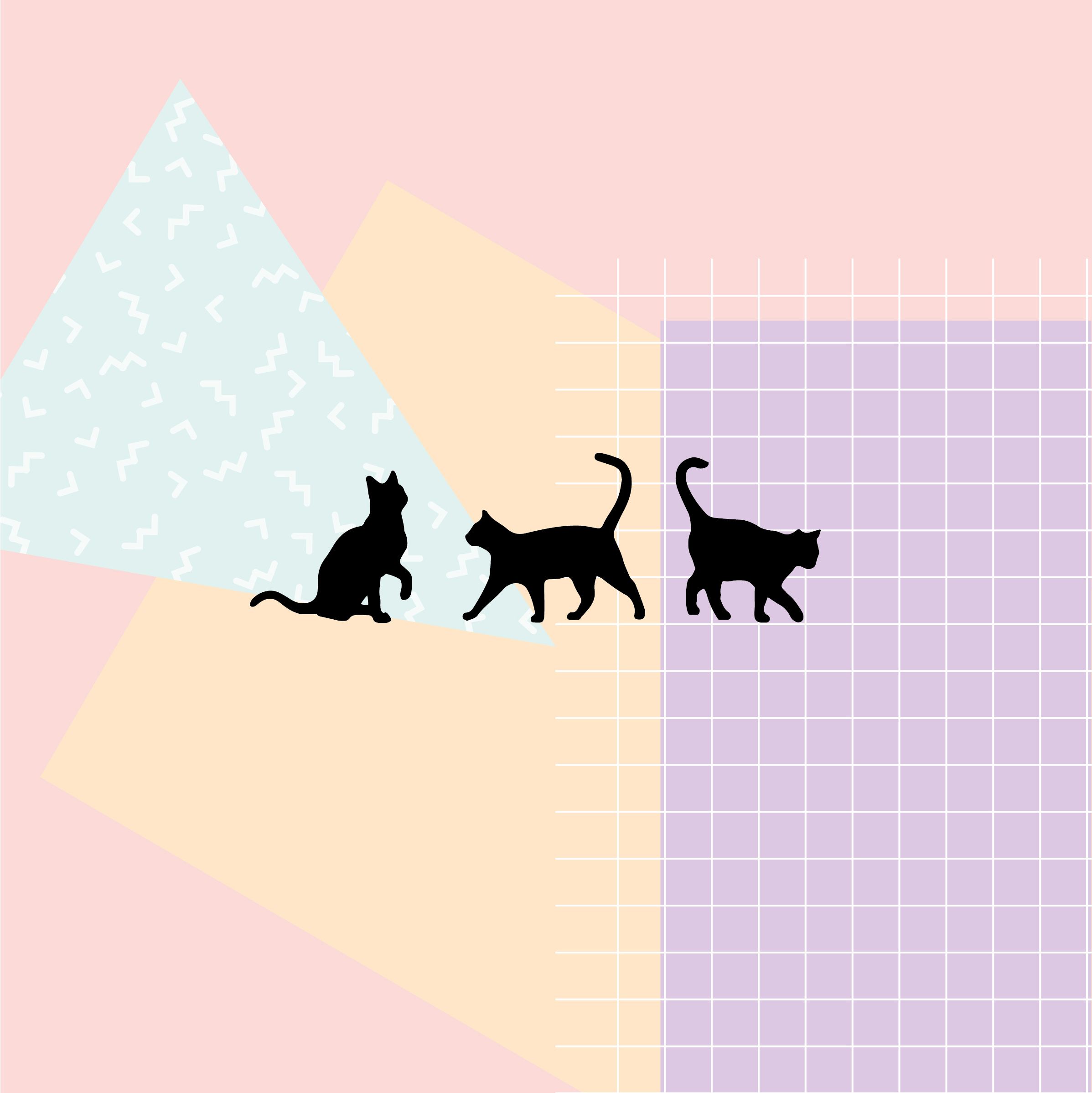 Pastel Cat Wallpaper Free Pastel Cat Background