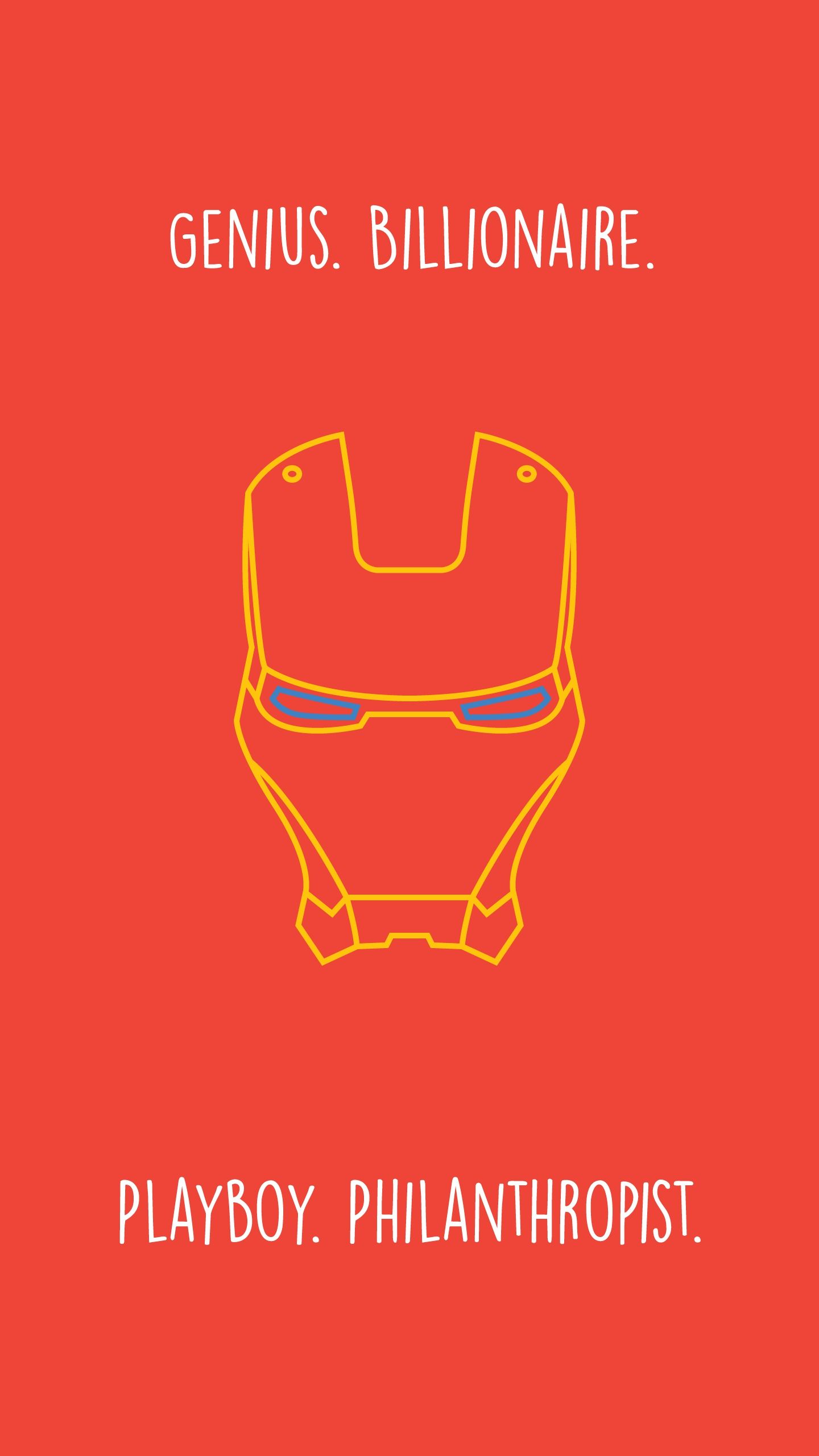 Iron Man Quote Minimal Wallpaper Wallpaper, iPhone Wallpaper