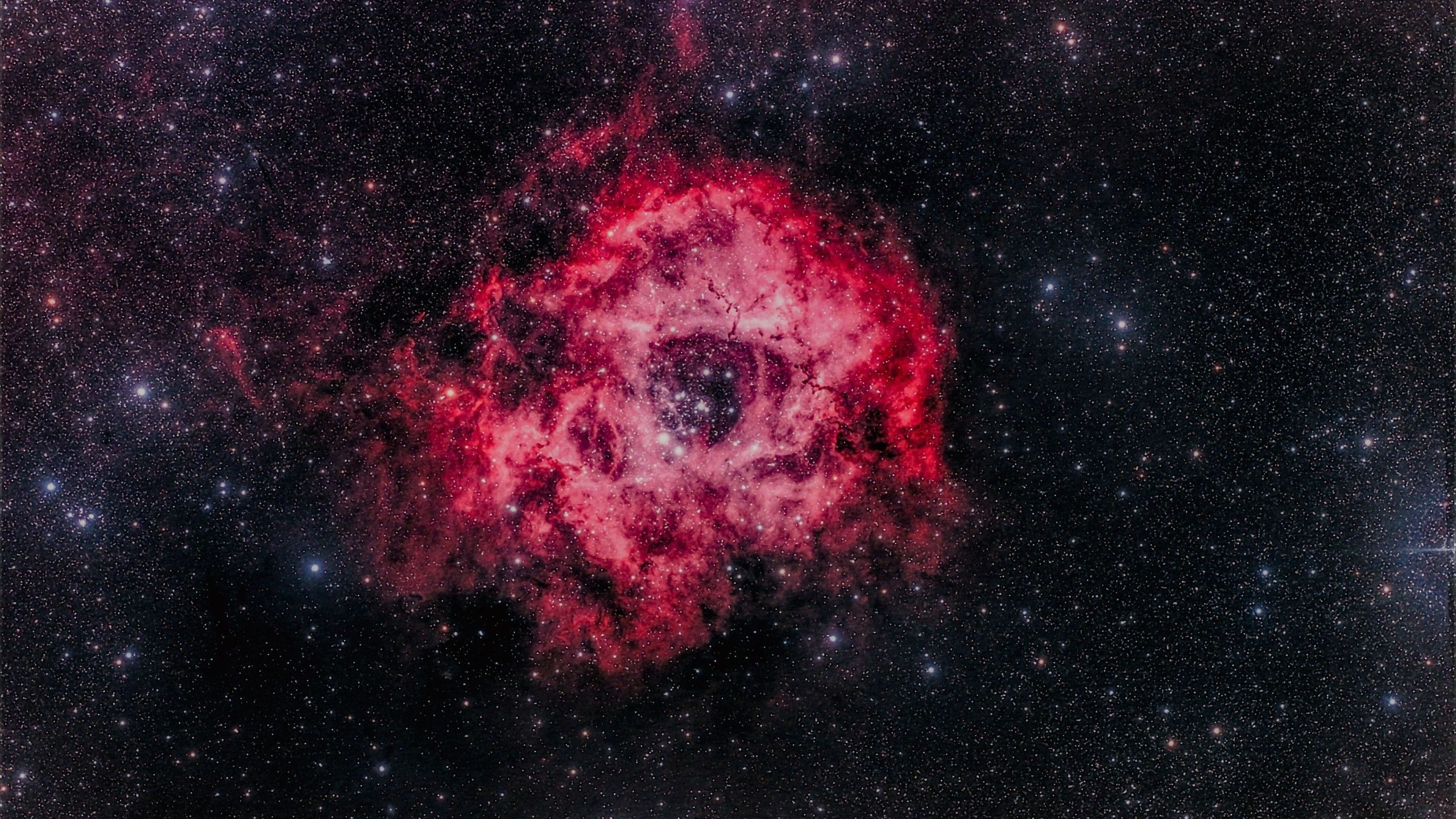 Wallpaper Rosette Nebula, NGC Galaxy, Stars, HD, 4K, Space,. Wallpaper for iPhone, Android, Mobile and Desktop