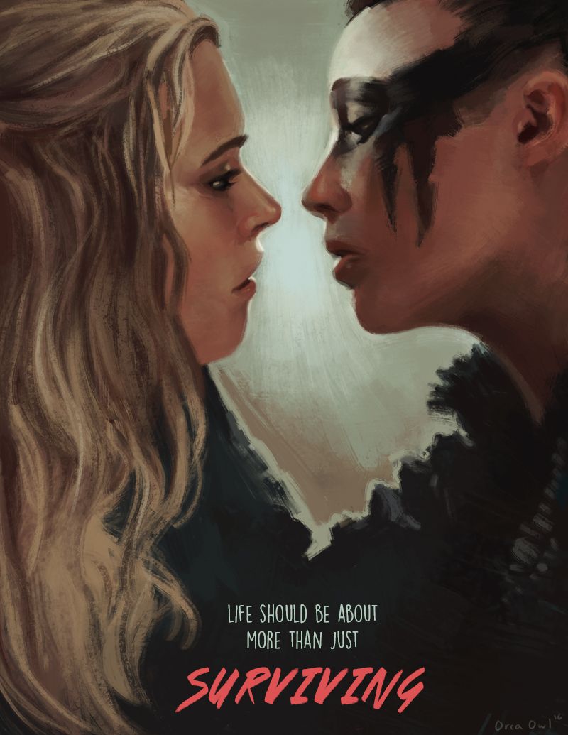 Clarke And Lexa The 100 Wallpapers Wallpaper Cave