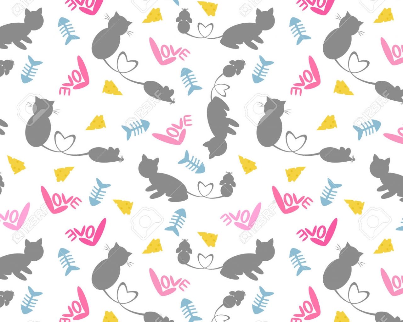 Cute Cartoon Cat Desktop Wallpapers - Wallpaper Cave