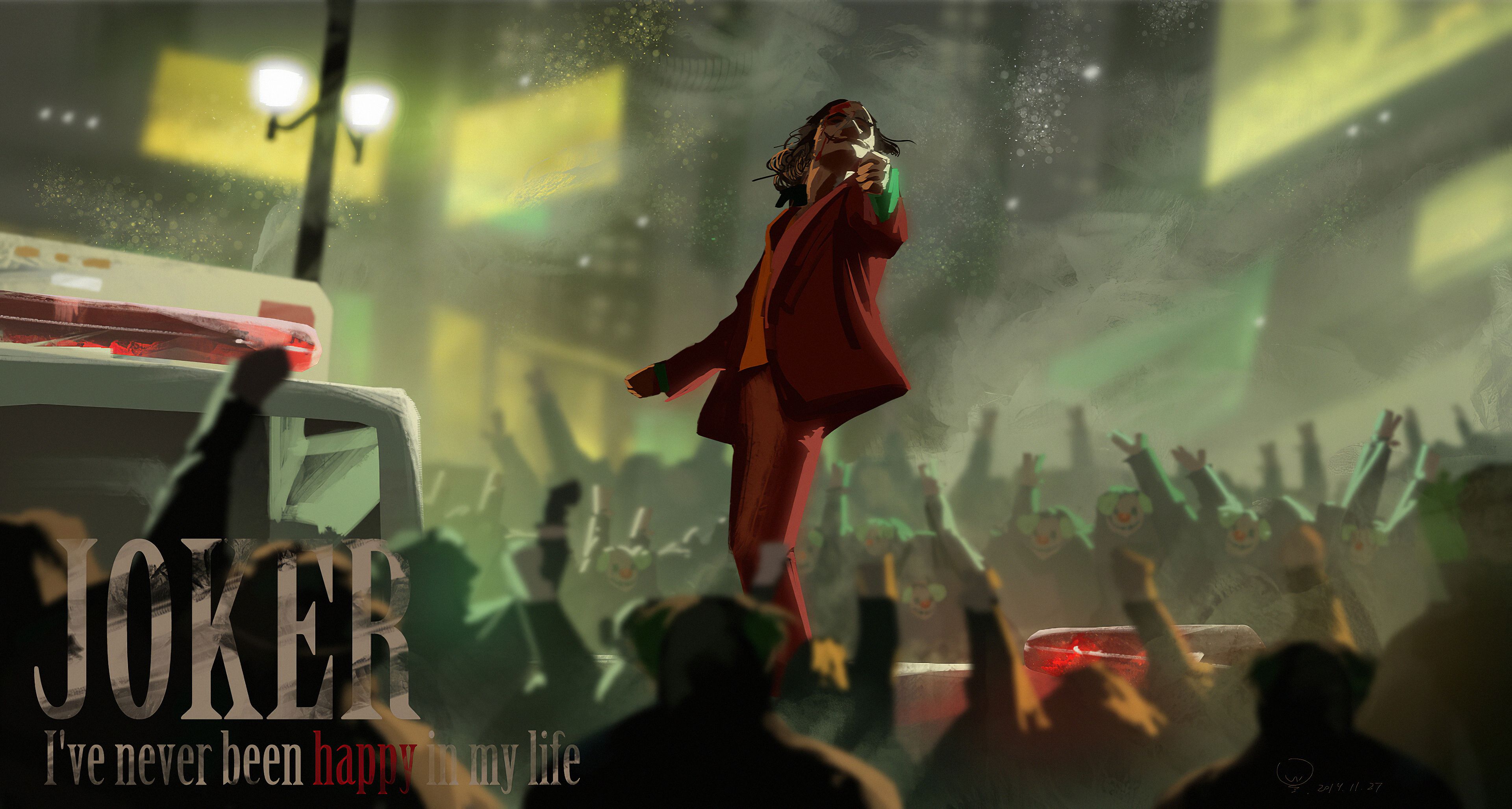 Joker Happy In My Life, HD Superheroes, 4k Wallpaper, Image, Background, Photo and Picture