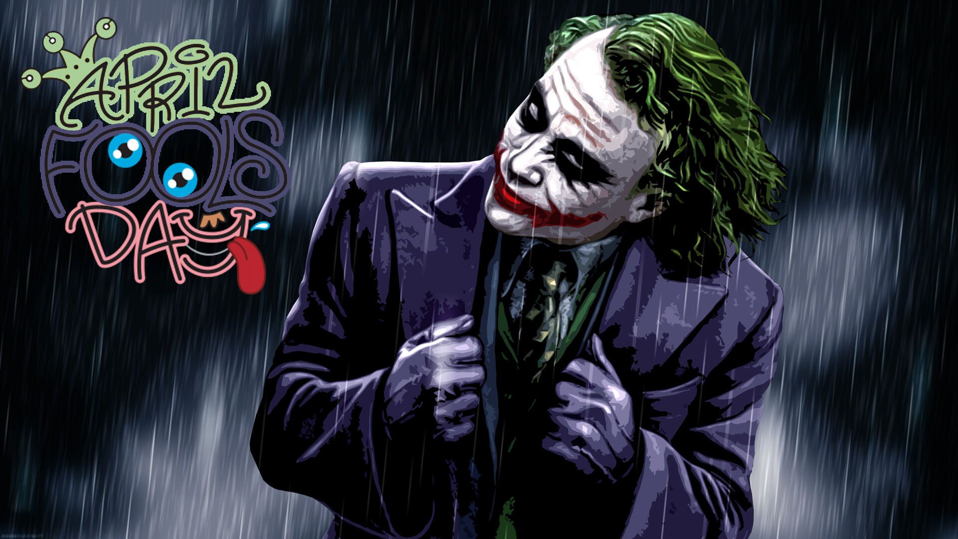 April Fools Day Joker Wishes Pc Desktop HD Wallpaper