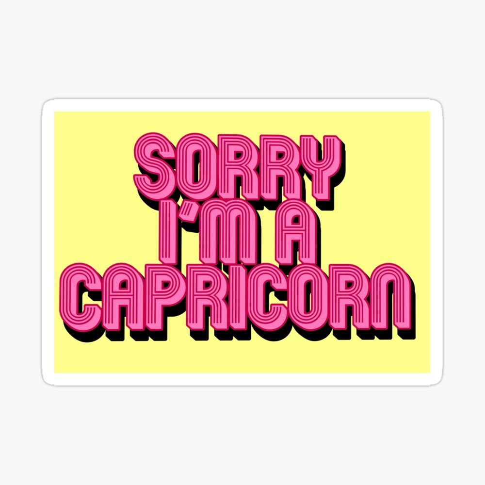Capricornio. Capricorn, Capricorn aesthetic, Transparent stickers