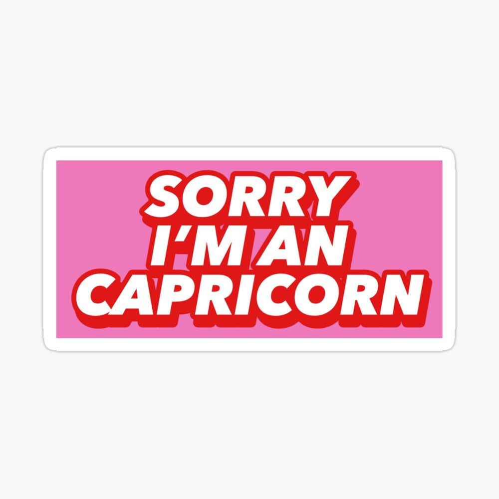 I'm an Capricorn PINS Stickers by gabyiscool' Glossy Sticker by gabyiscool. Print stickers, Printable stickers, Mood pics