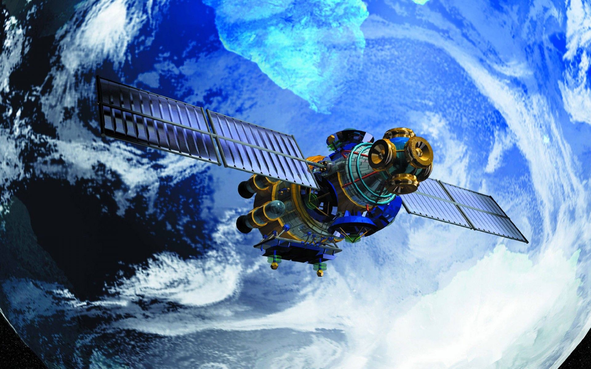 Space Satellites Wallpaper HD 94650, Wallpaper13.com