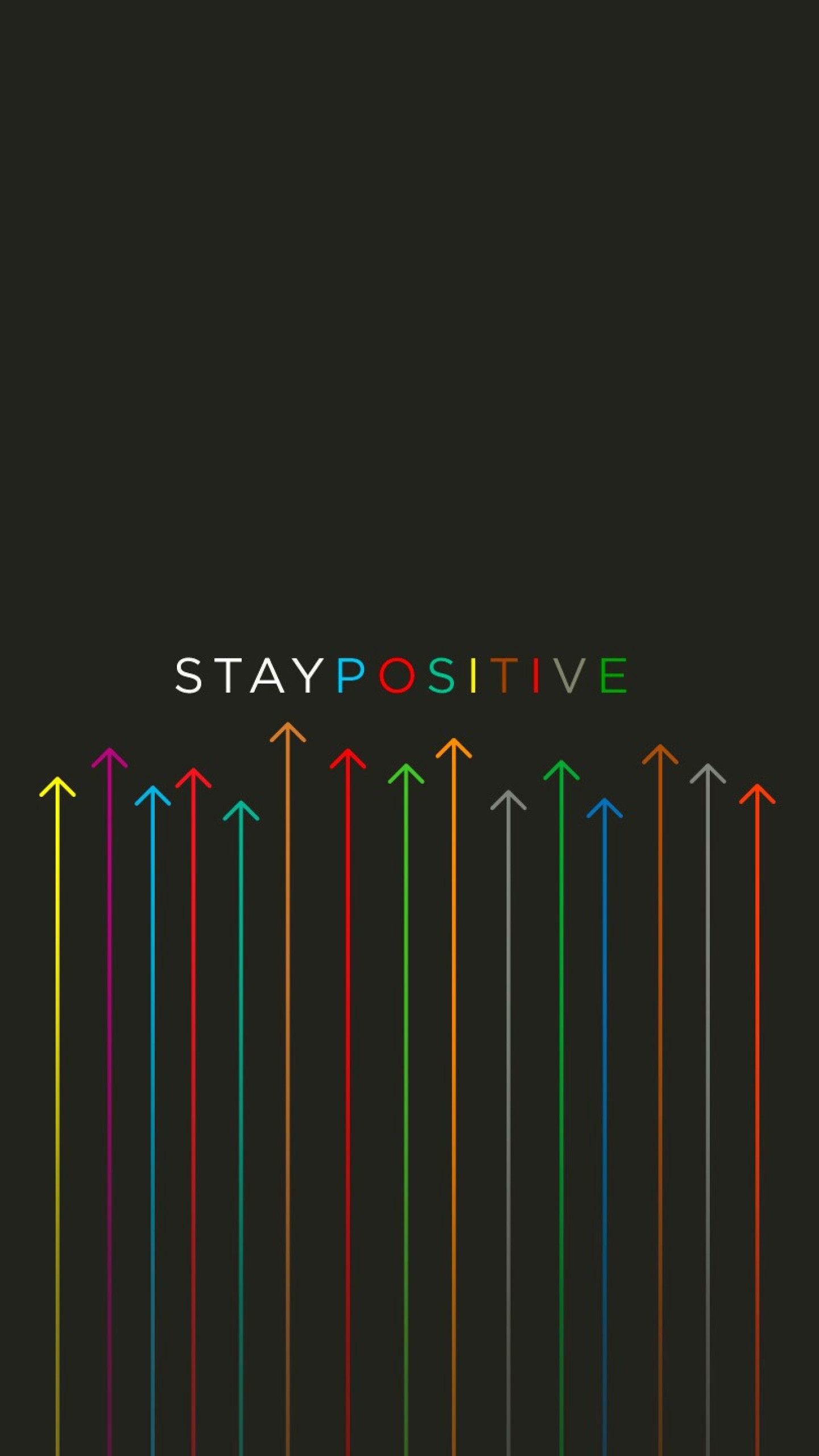 Wallpaper Stay Positive, Quotes, HD, Typography,. Wallpaper for iPhone, Android, Mobile and Desktop