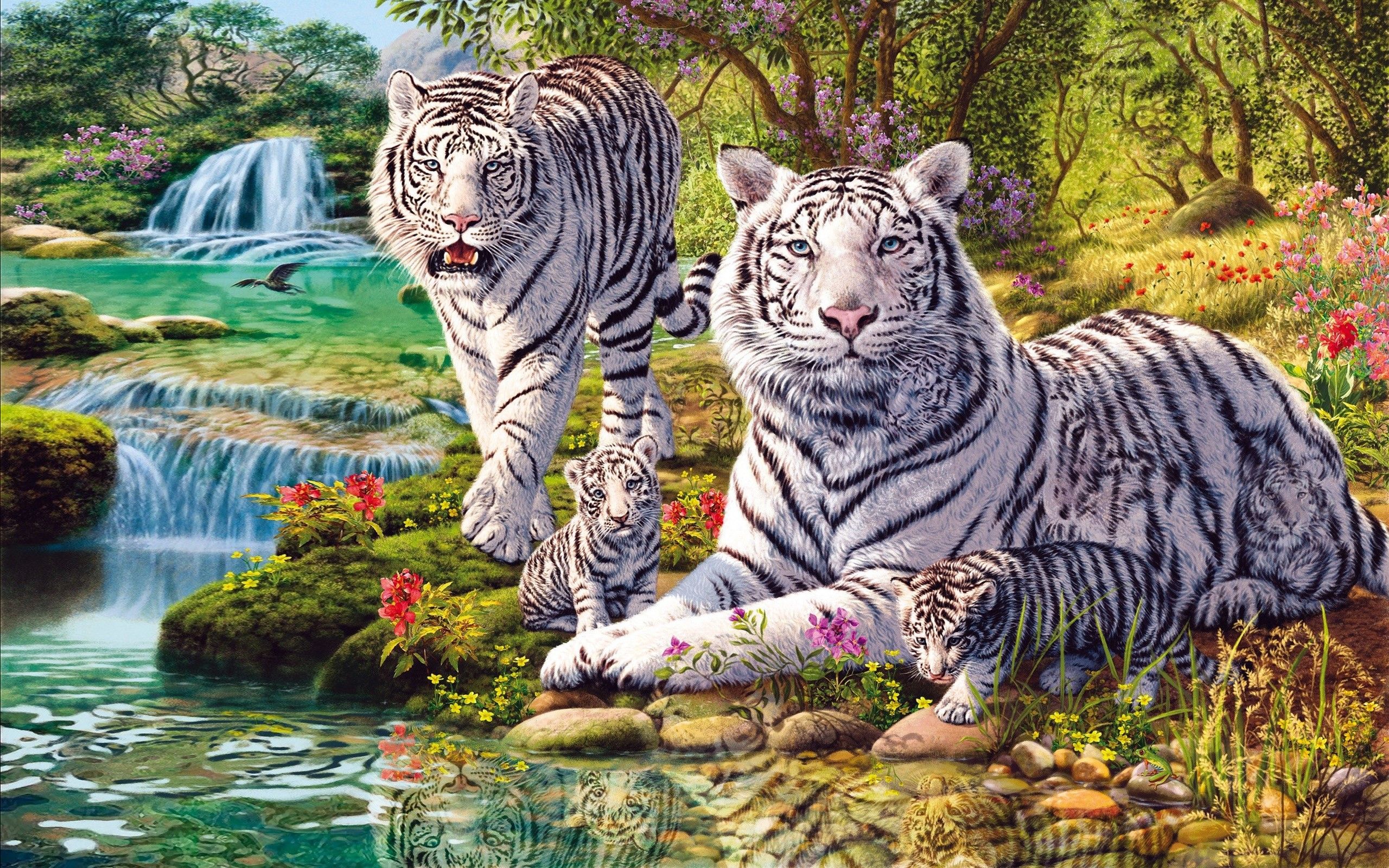 Tiger Art HD Wallpaper