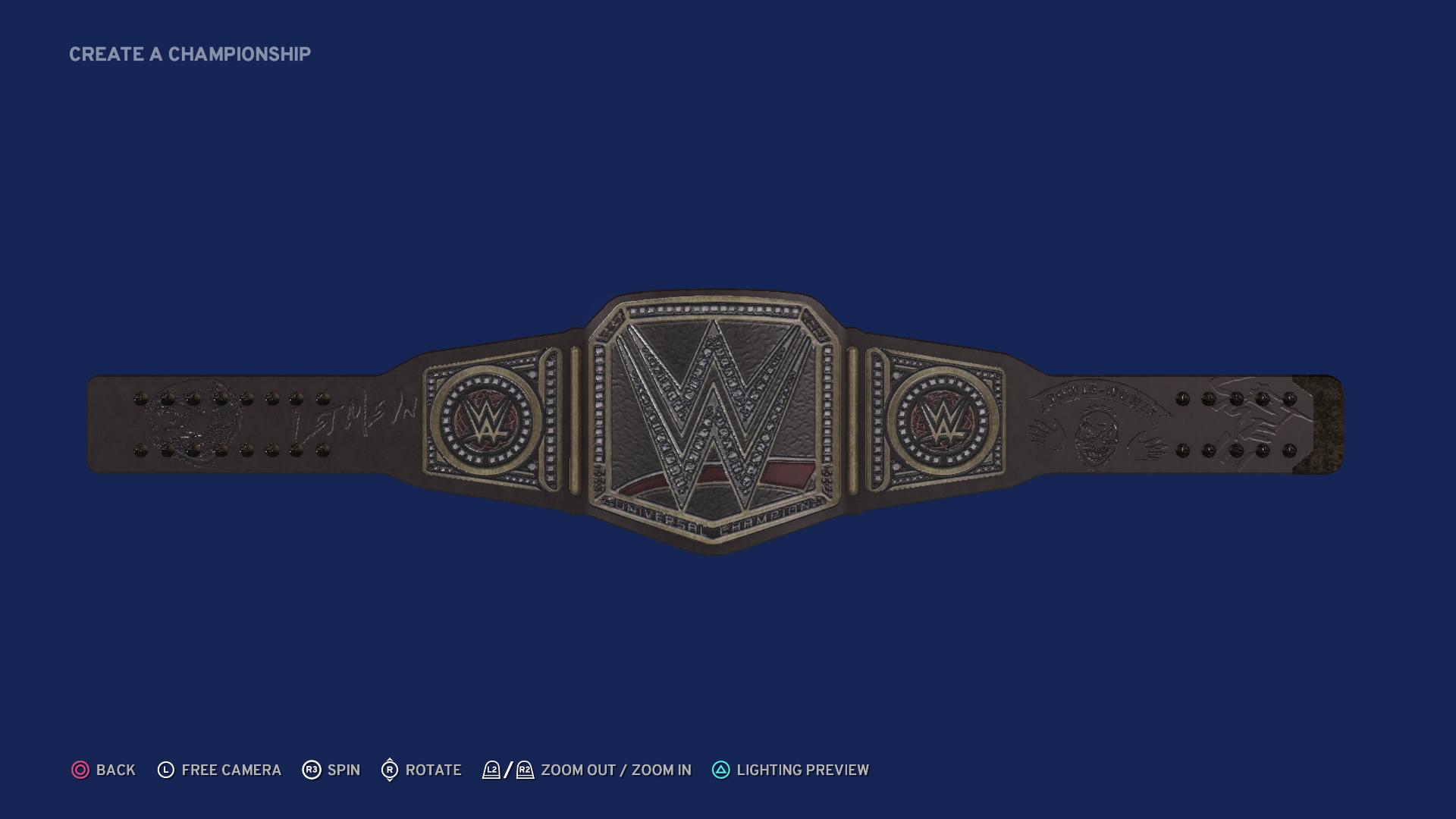 The Fiend Bray Wyatt Universal Championship up on PS4 Tags: THE FIEND, UNIVERSAL and BRAY WYATT Creator Tag: Bacon9400