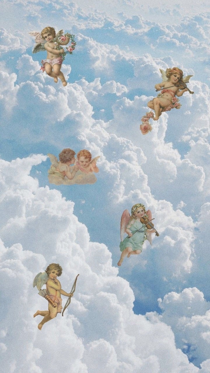 Angel baby. Angel wallpaper, Aesthetic wallpaper, iPhone background wallpaper