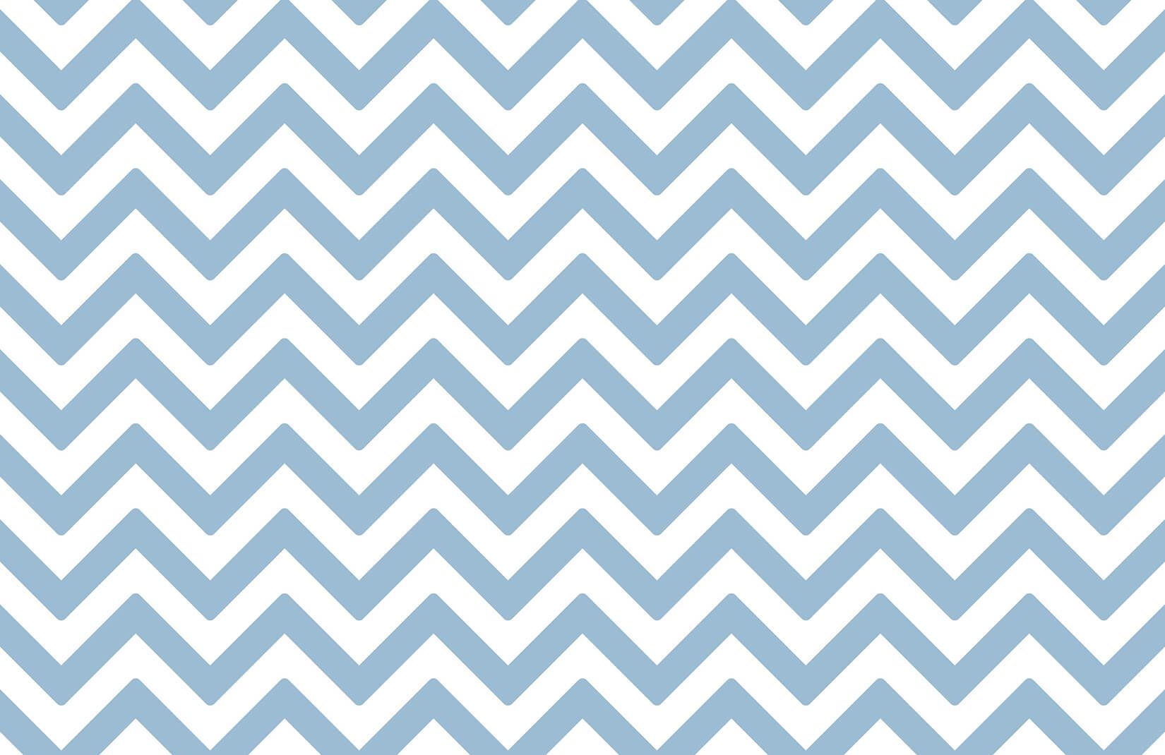 Blue Chevron Wallpaper. Zig Zag Pattern