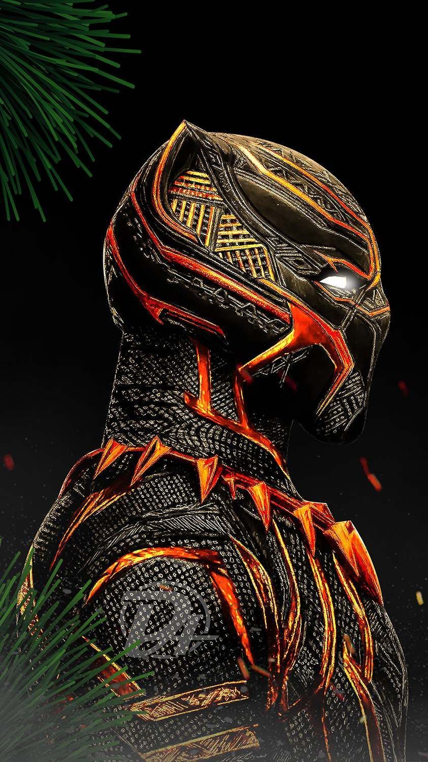 Black Panther Red Suit iPhone Wallpaper. Black panther HD wallpaper, Marvel wallpaper, Black panther
