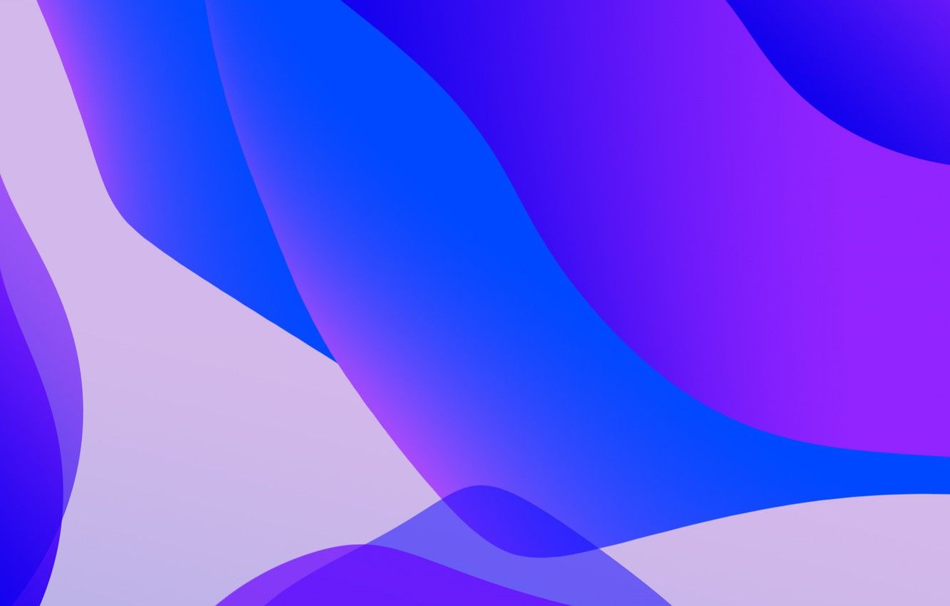 Wallpaper Apple, abstract, Blue, September, iOS iPadOS image for desktop, section абстракции