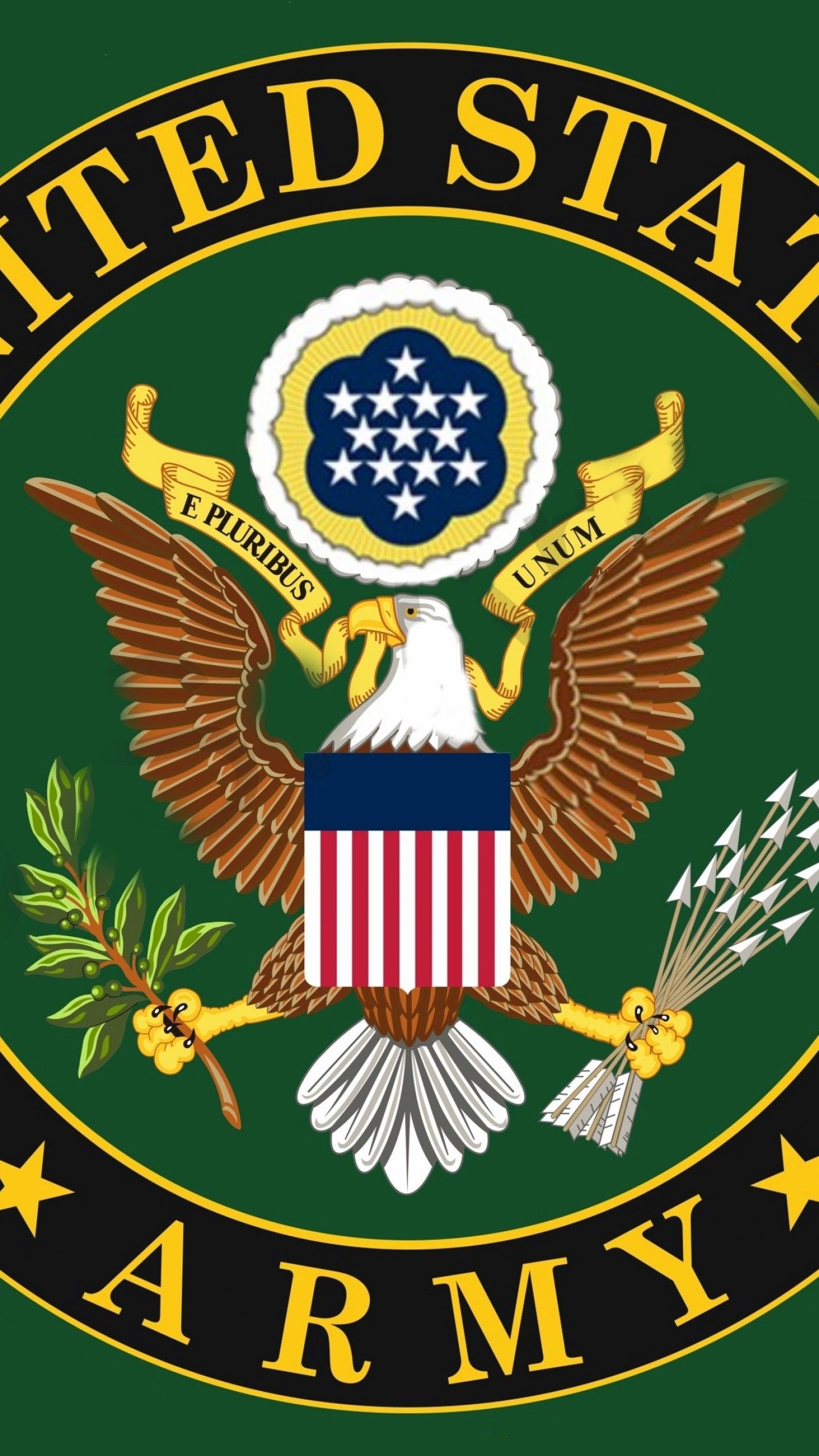Wallpaper U.S. Army, logo, eagle, Military