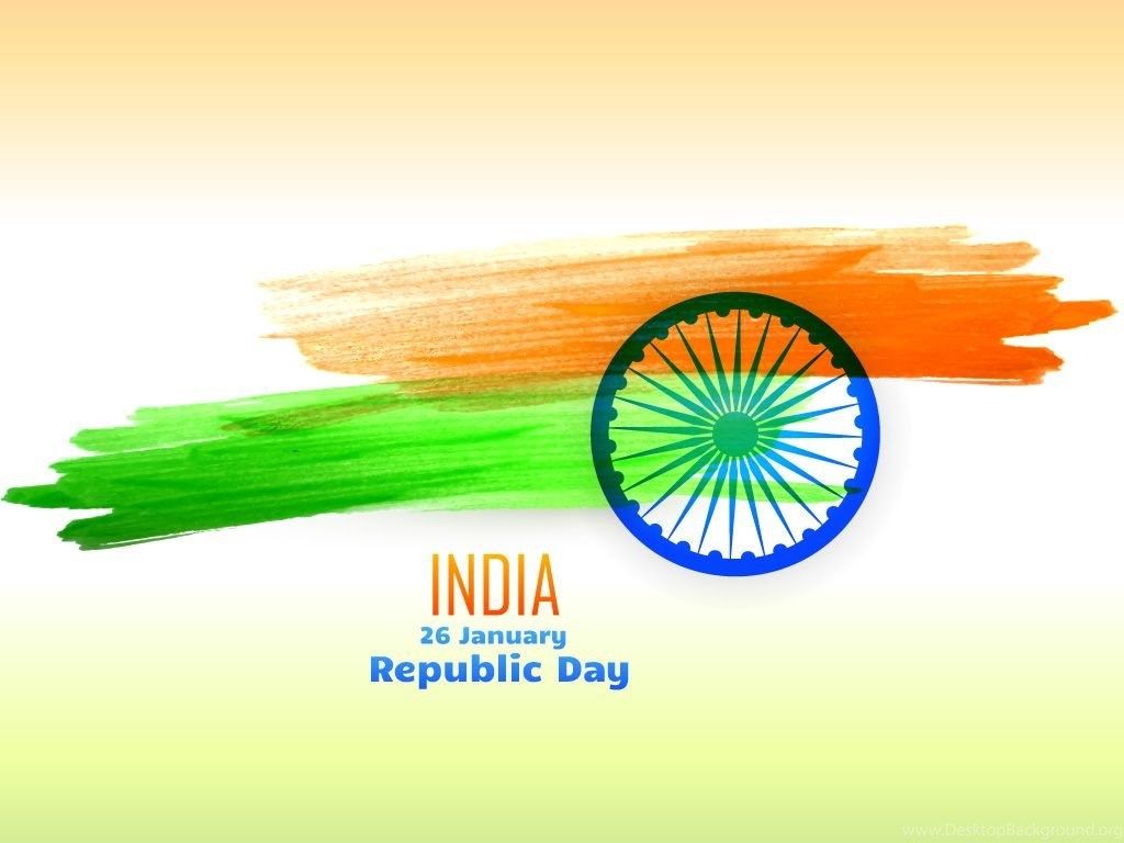 Happy Republic Day, Indian Flag Wallpaper Desktop Background