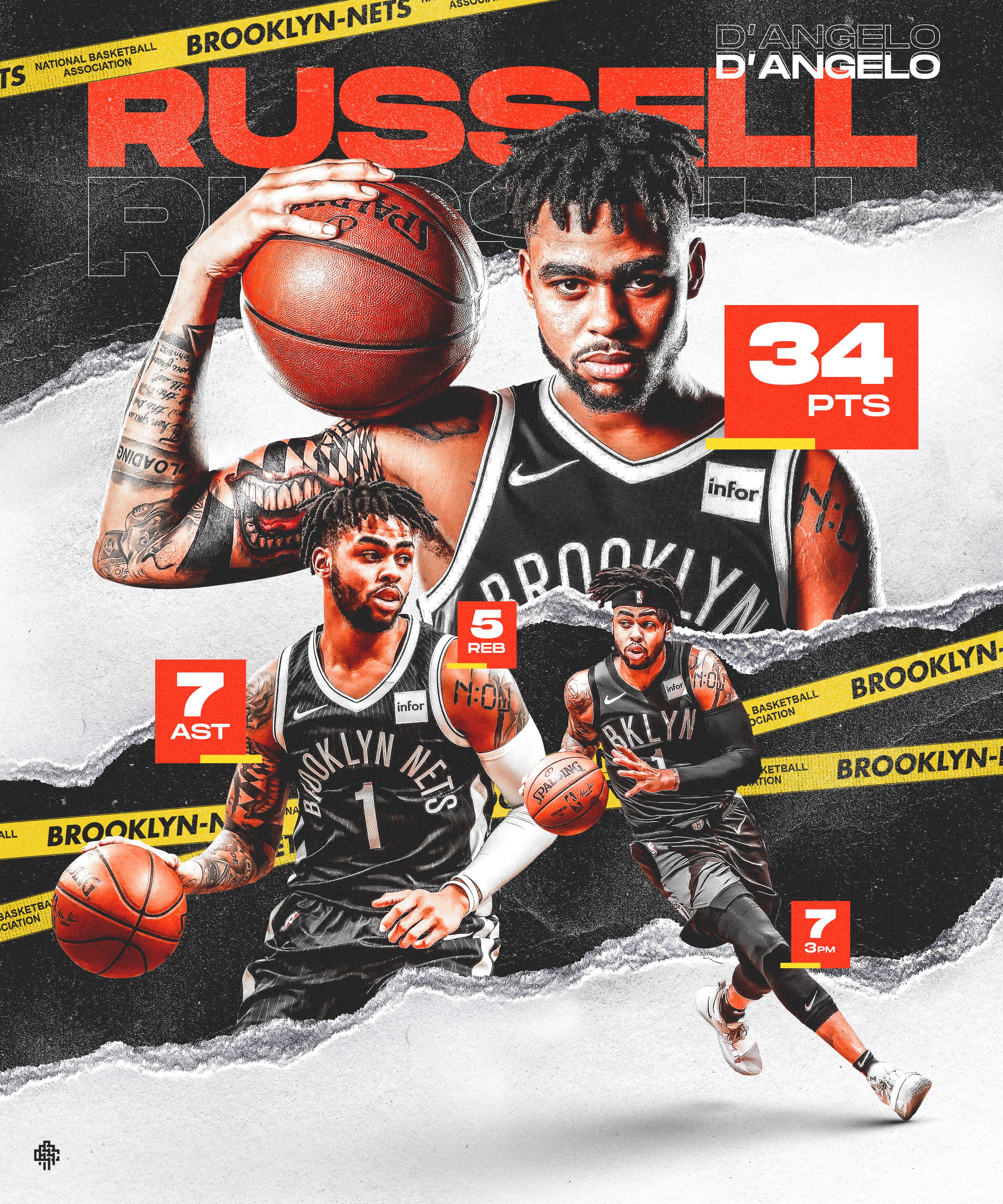 D Angelo Russell projects. Photo, videos, logos, illustrations and branding