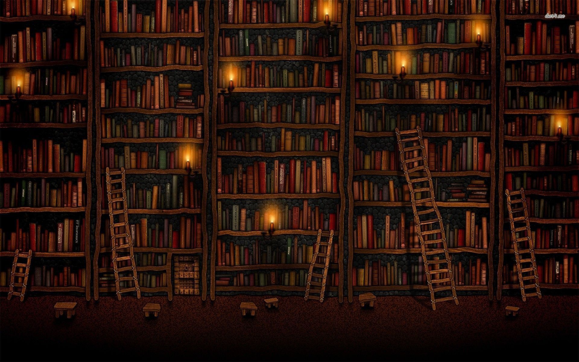 Magic Library Wallpaper Free Magic Library Background