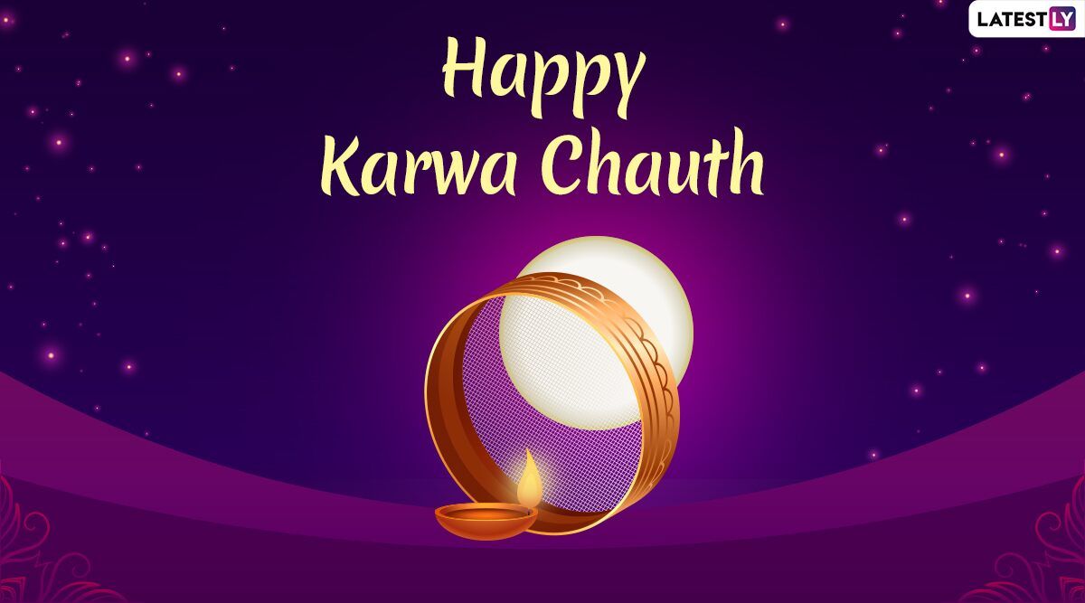 Karwa Chauth Image & HD Wallpaper For Free Download Online: Wish Happy Karva Chauth 2019 With Beautiful WhatsApp Stickers and GIF Greetings
