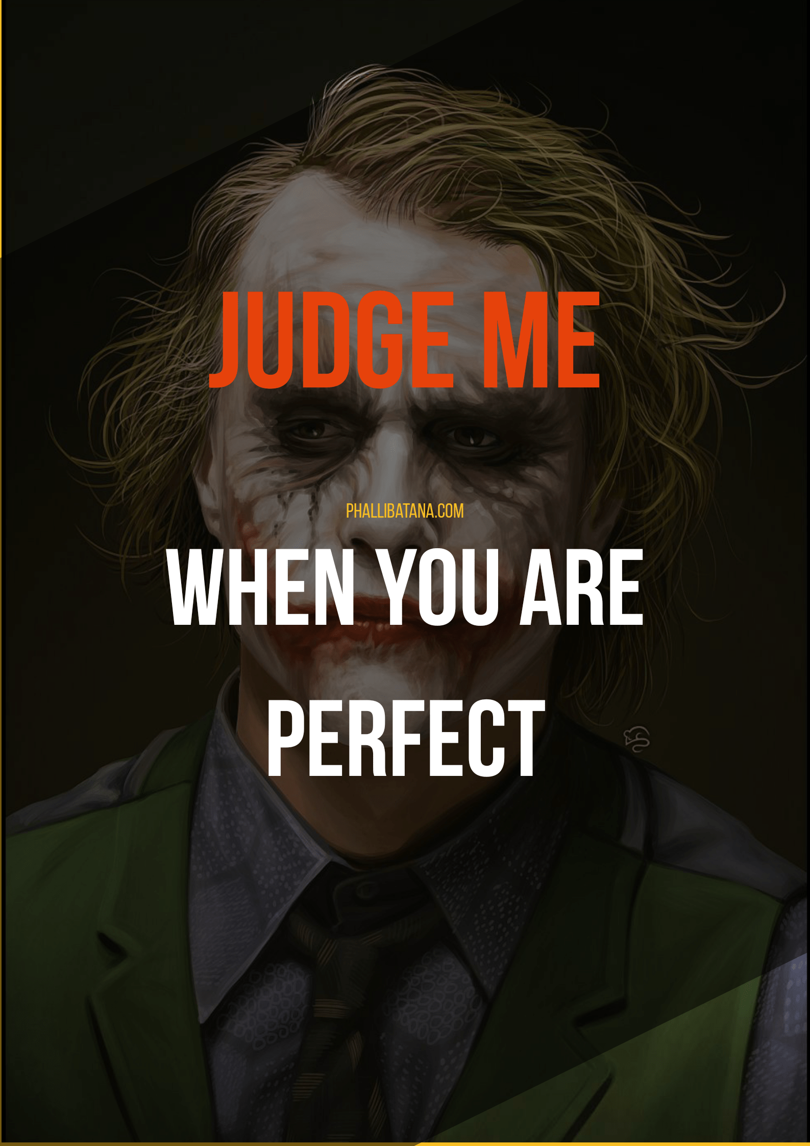 The Joker Quotes Wallpaper