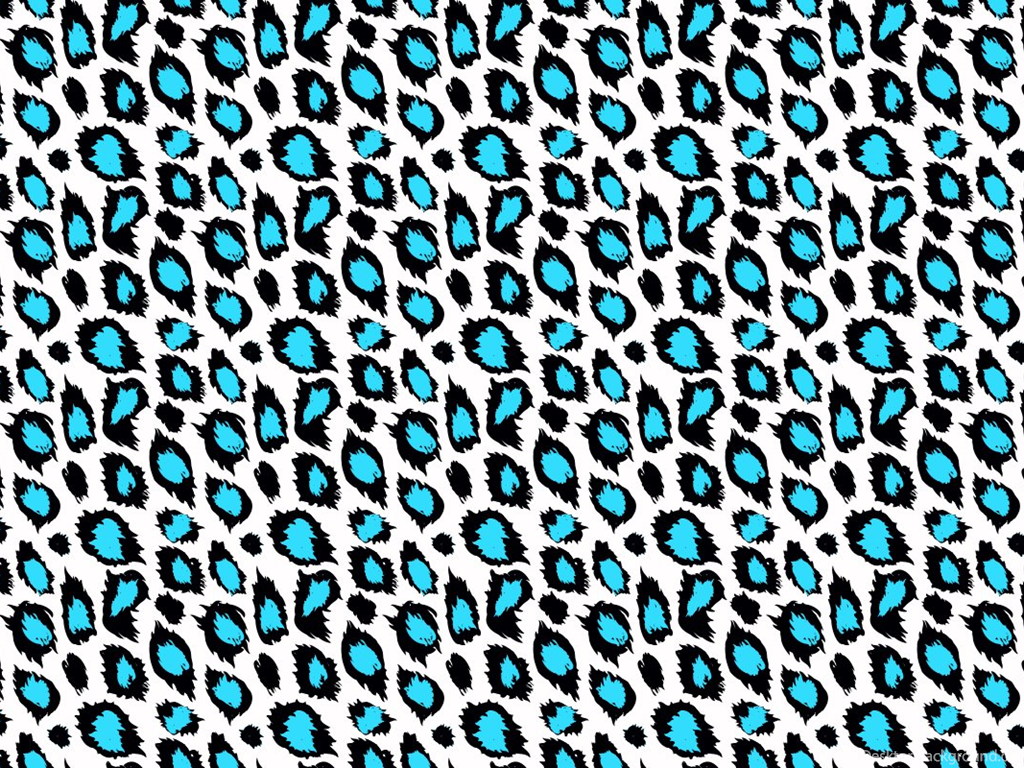Blue And Pink Leopard Print Wallpaper Danasrhp.top Desktop Background