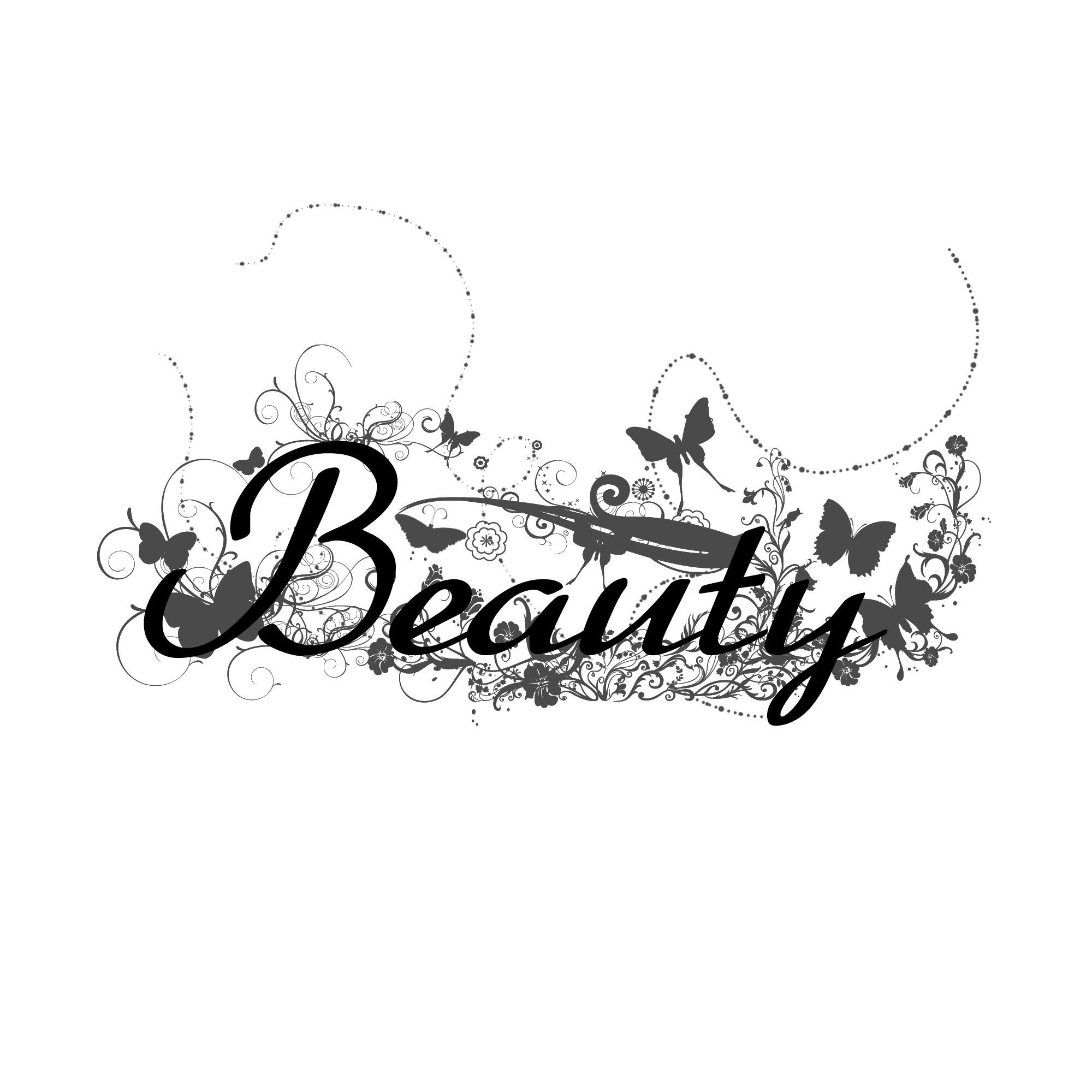Beauty Word Art Design. Word art design, Word art, Beauty words