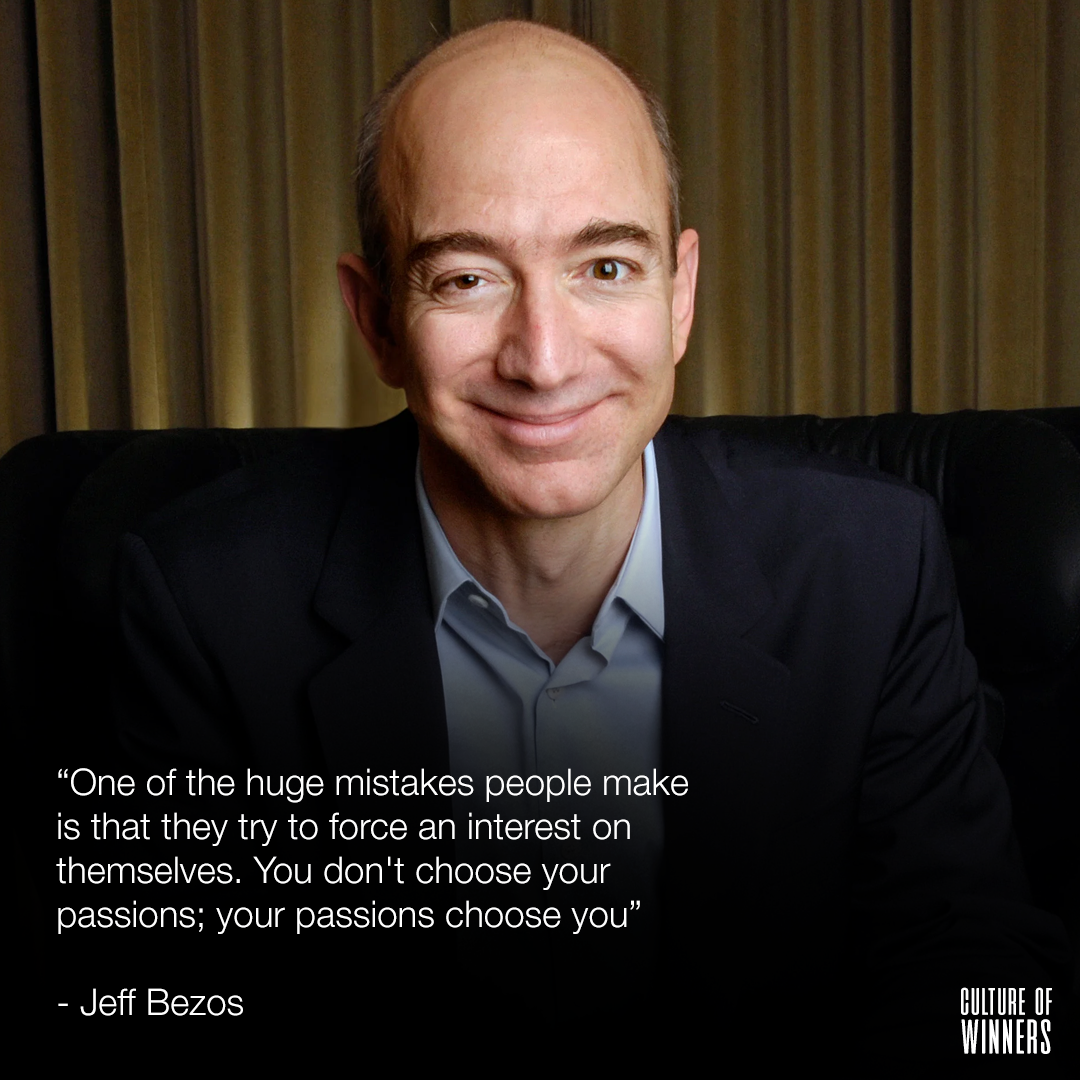 Jeff Bezos Quote About Mistakes, Interests and Passion. Mistake quotes, Best motivational quotes, Celebration quotes