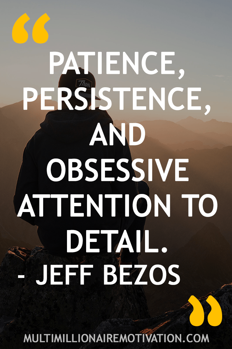 Jeff Bezos Quotes on Success You Need to See. jeff bezos quotes. success quotes. successfu. Persistence quotes, Motivational quotes for success, Success quotes