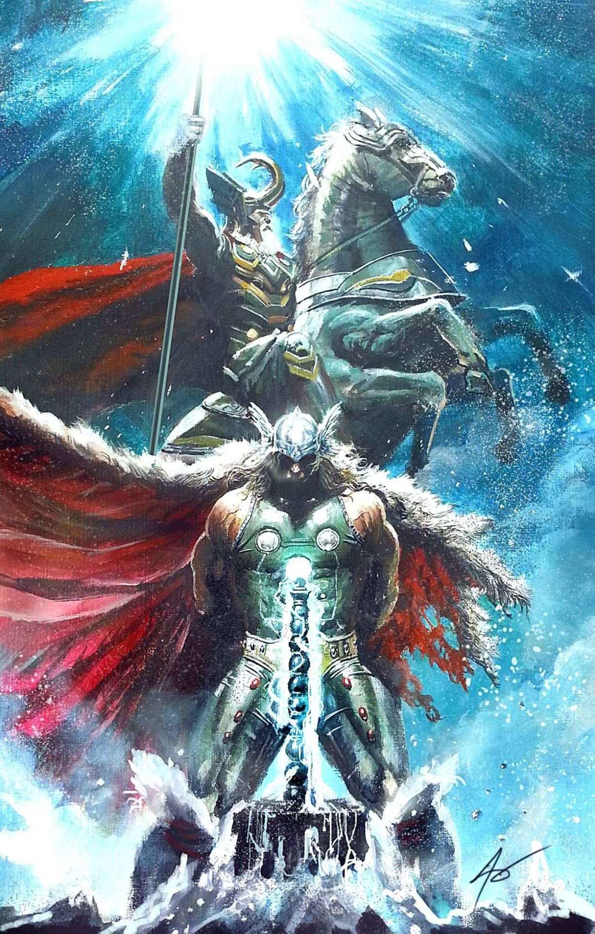 Superheroes. Thor art, Odin and thor, Marvel thor