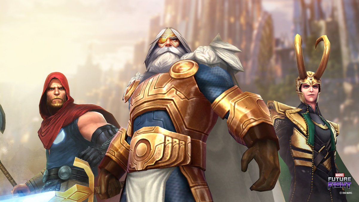 Marvel Future Fight Odin's Beard! Check out these Thor inspired wallpaper for your phone, tablet, or computer. #MARVELFutureFight