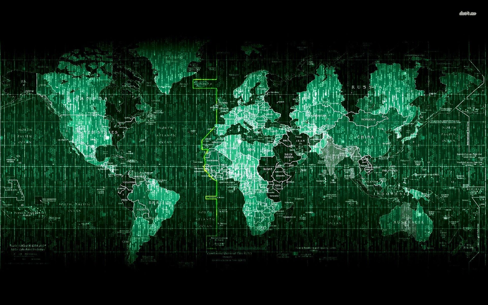 Digital Green Wallpaper High Quality For Free Wallpaper. World map wallpaper, Map wallpaper, Code wallpaper
