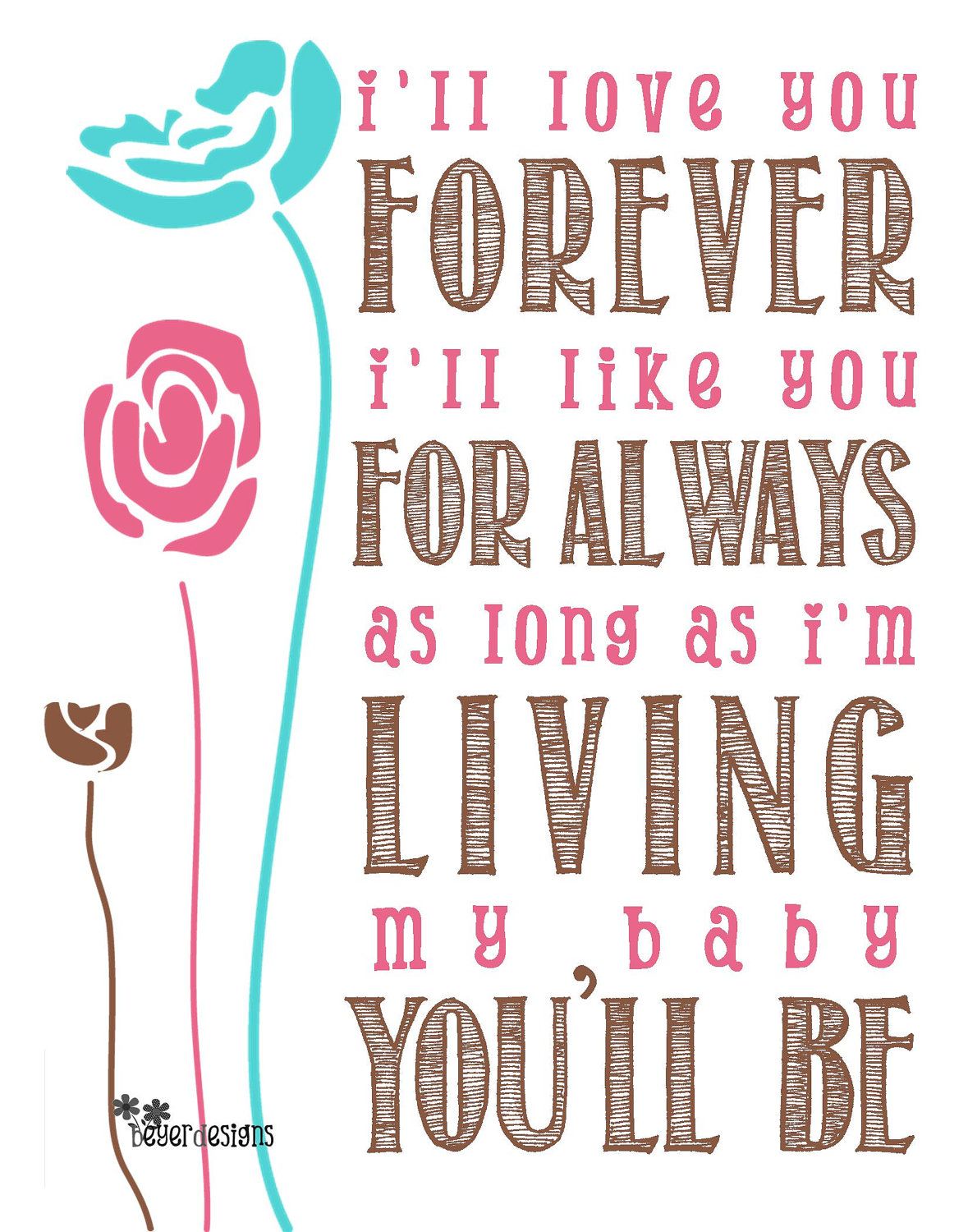 I Love You Baby Forever And Always Poem