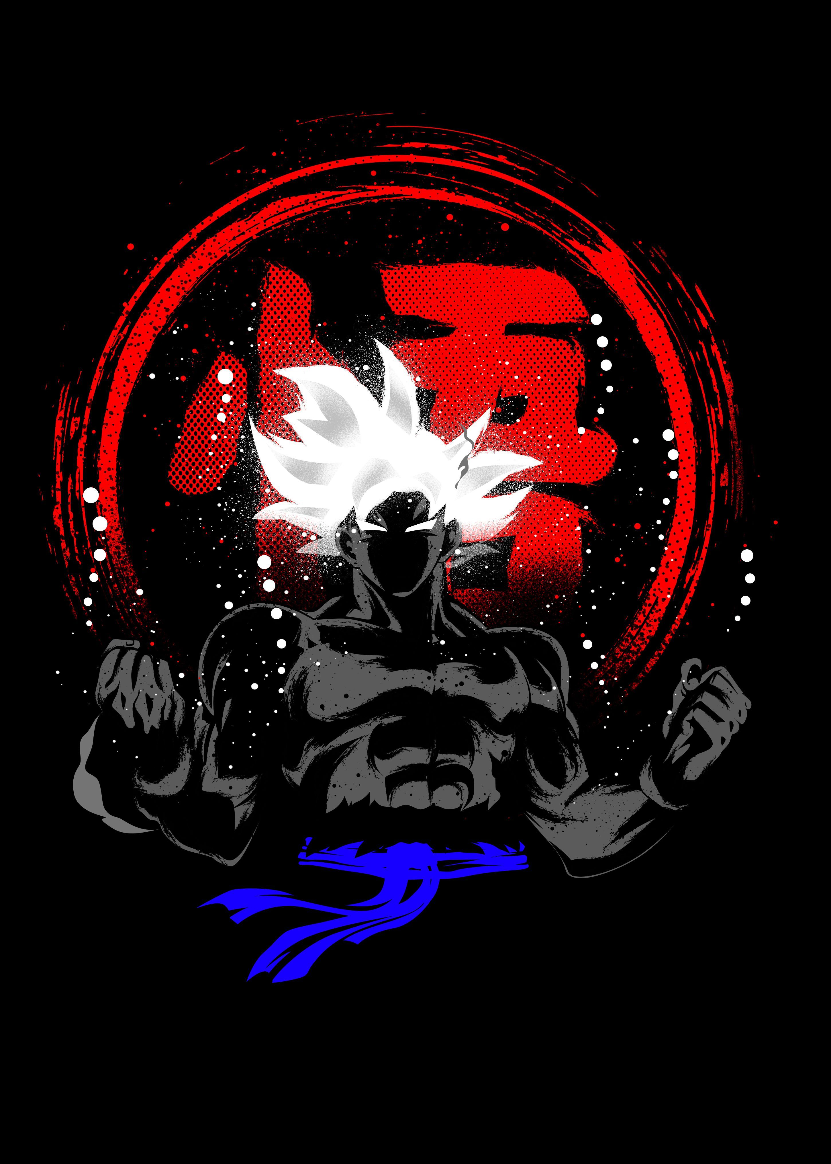 Ultra Instinct Power' Metal Poster Print Twenty. Displate. Dragon ball wallpaper, Anime dragon ball super, Dragon ball art