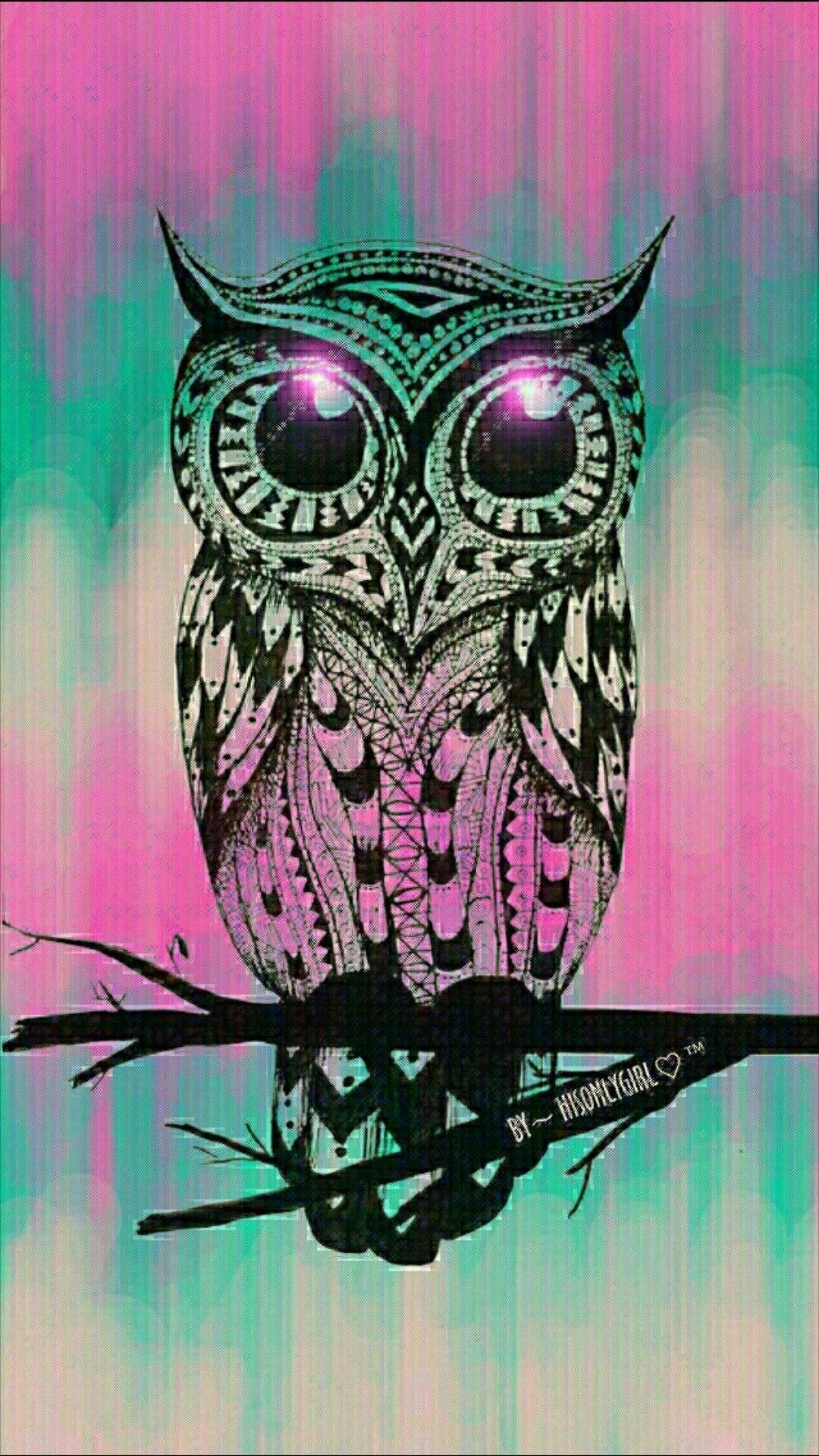 Neon Owl Wallpapers - Wallpaper Cave