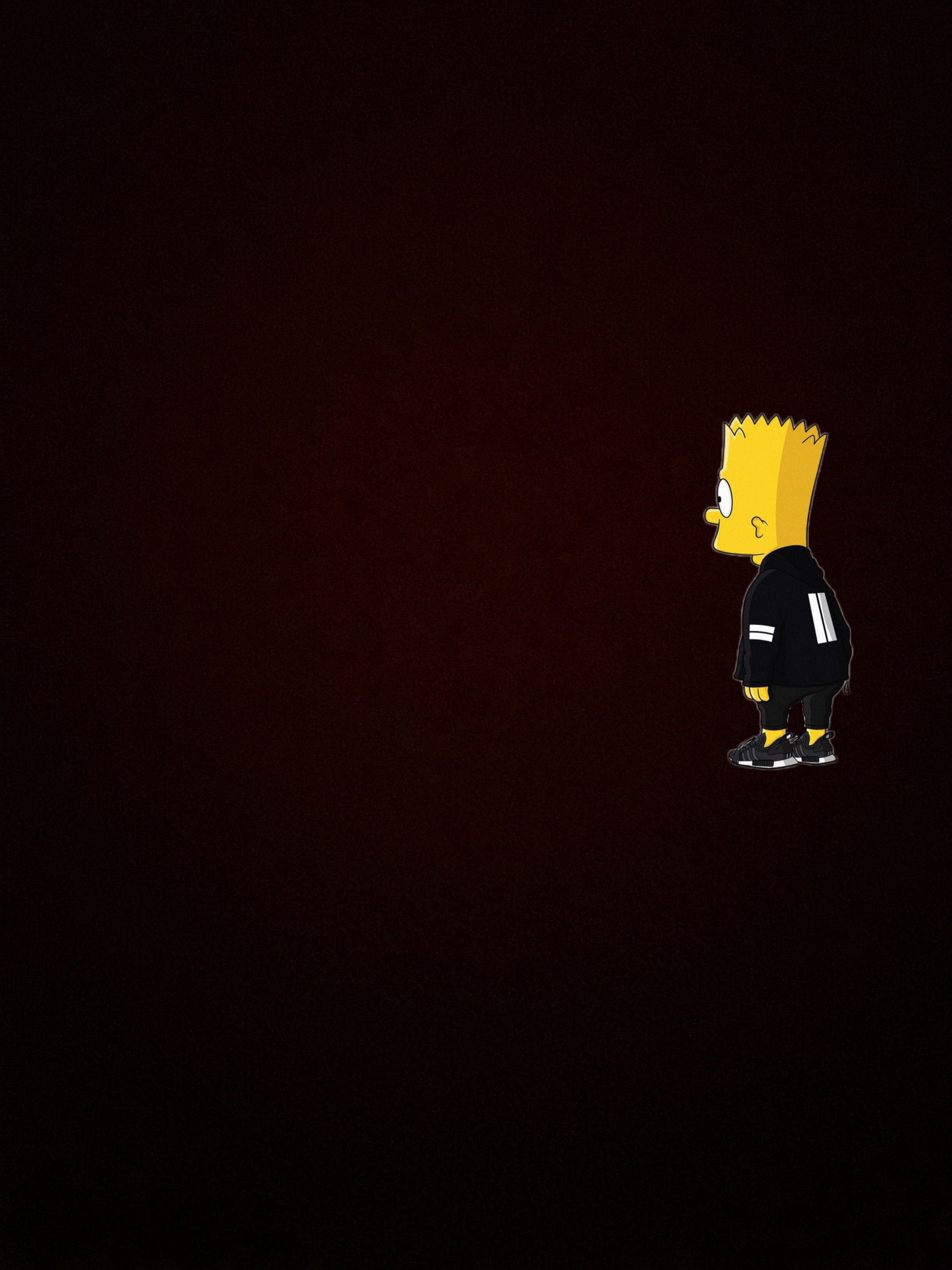 Bart Black Wallpaper iPhone iPhone Wallpaper Black