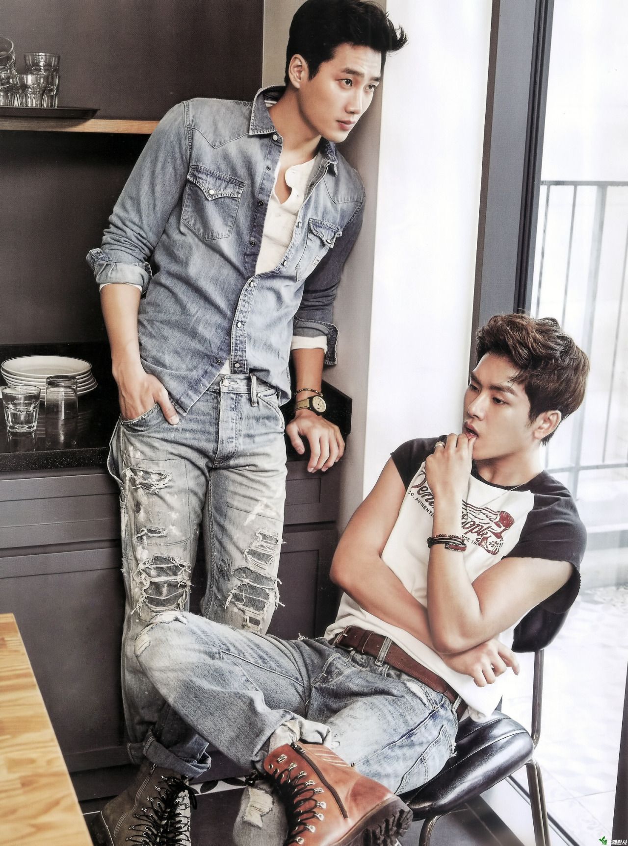 Hoya and Ahn Bo Hyun Discuss How Similar They Are to Their Characters in upcoming movie 'Hiya'. Instyle magazine, Korean celebrities, Instyle