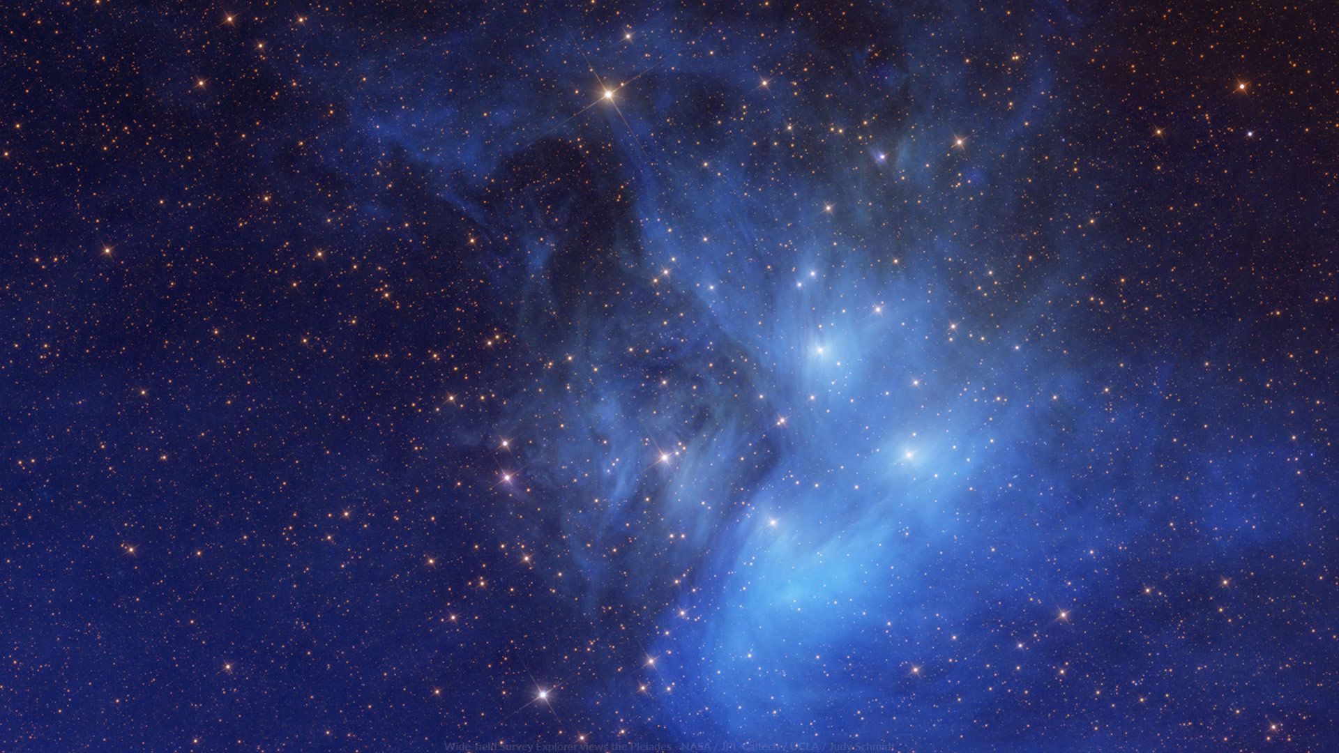 Wallpaper: Blue WISE Pleiades. The Planetary Society