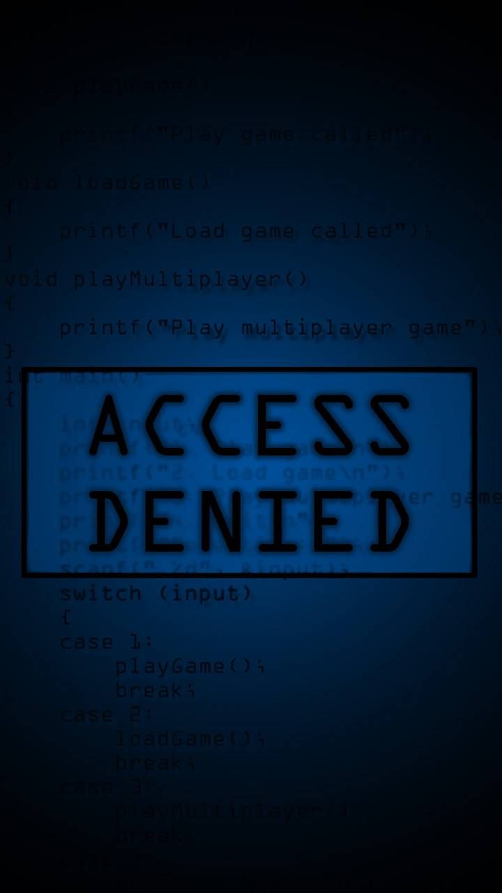 Access Denied wallpaper