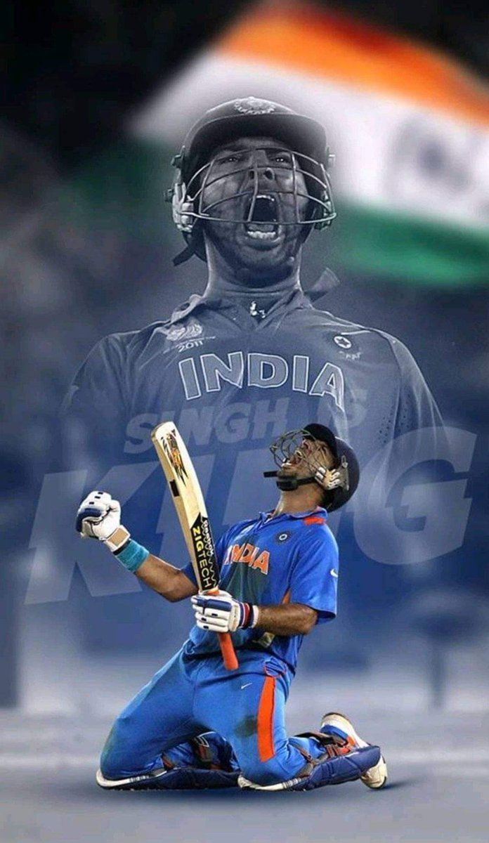 CWC2011 hero Yuvraj Singh announces retirement from #Internationalcricket. Cricket wallpaper, India cricket team, Cricket sport
