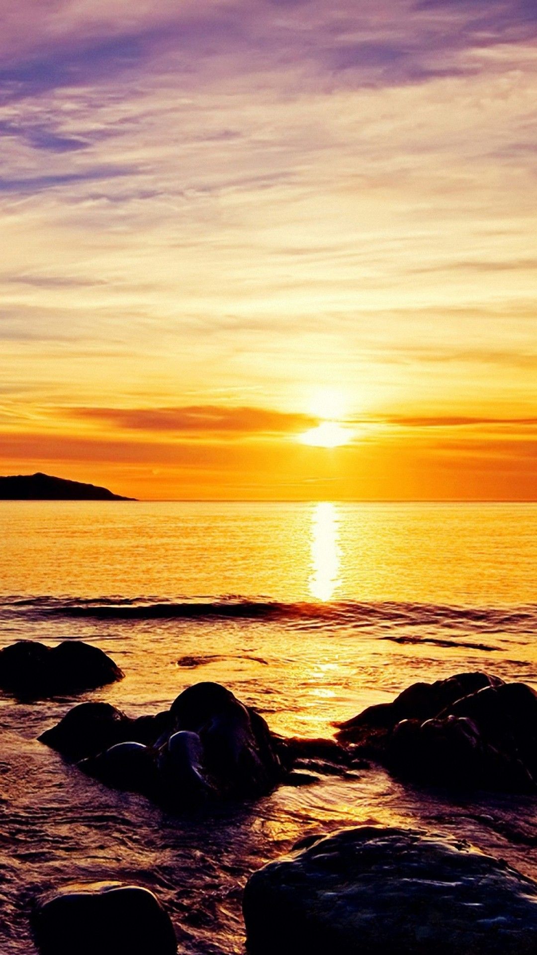 Sunrise Beach iPhone 6s Wallpaper