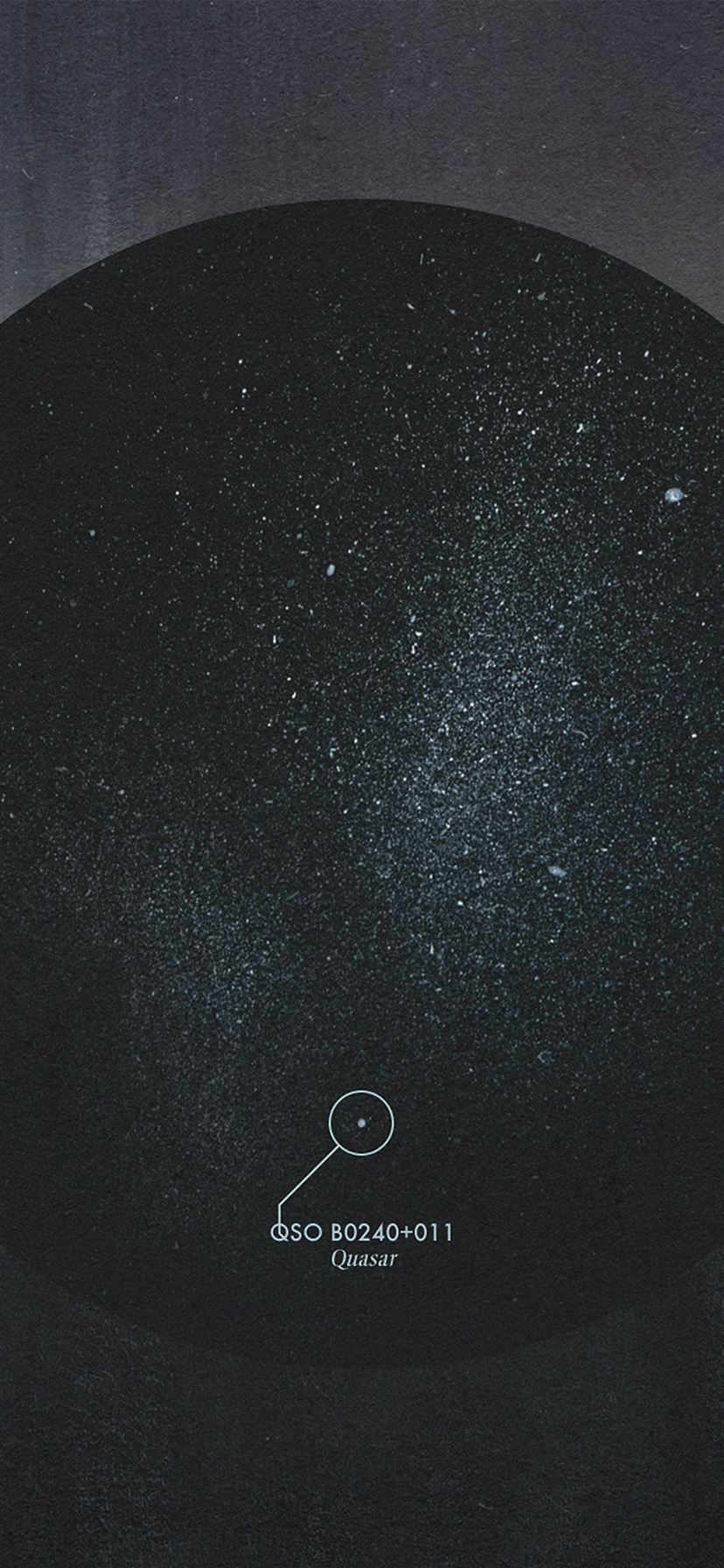 Simple minimal space circle iPhone 11 Wallpaper Free Download