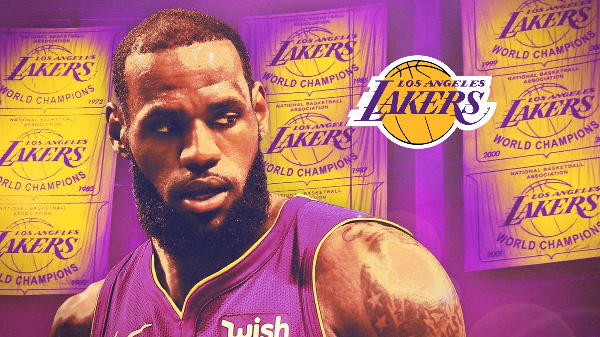 LeBron James Lakers HD Wallpaper Basketball Wallpaper