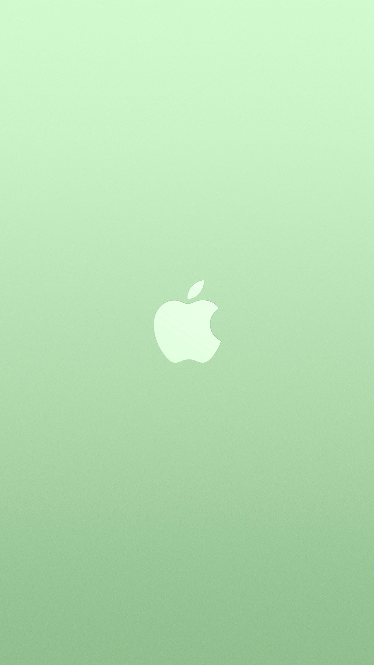Logo Apple Green White Minimal Illustration Art Color Android wallpaper HD wallpaper
