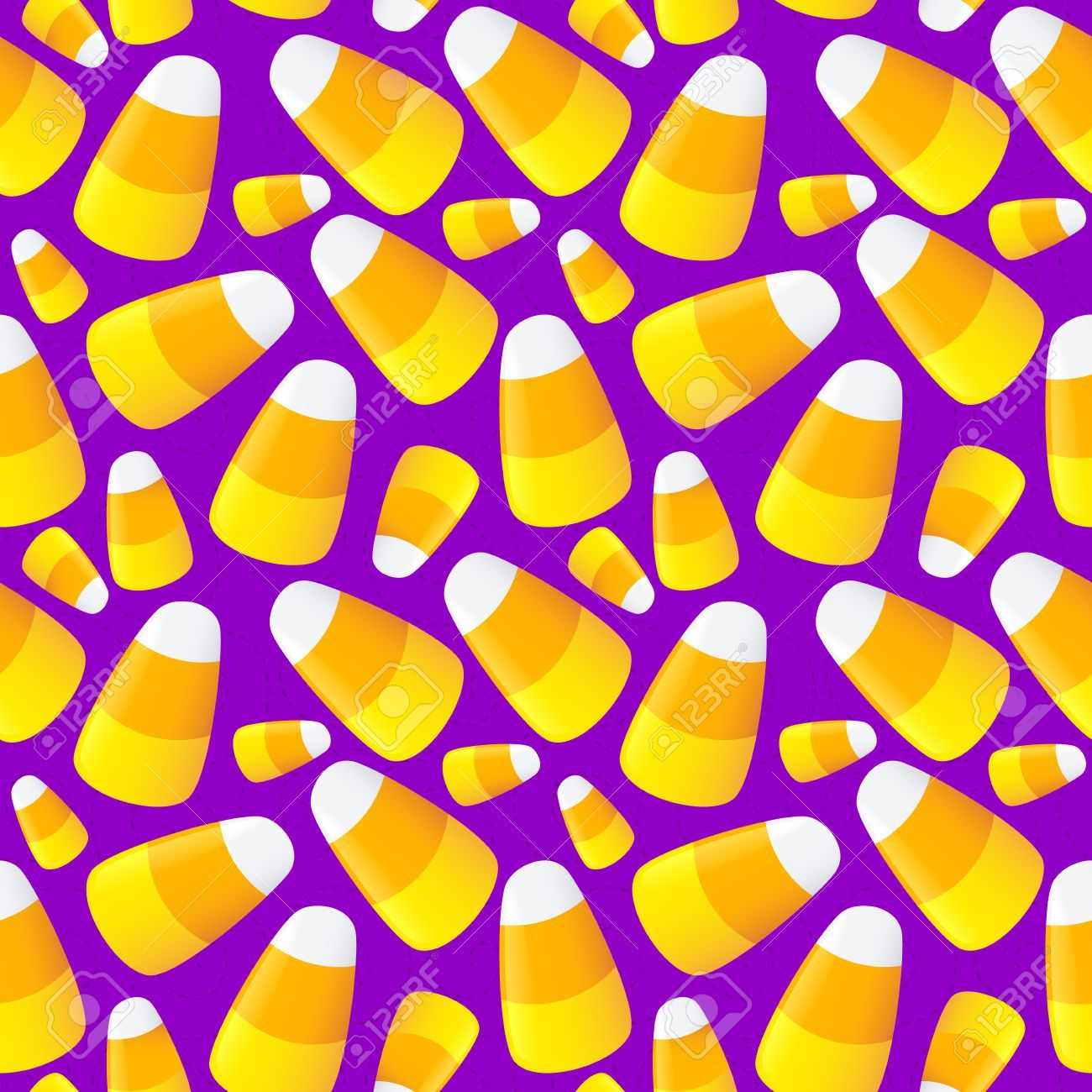 Candy Corn Seamless Pattern For Halloween Wallpaper & Background Download