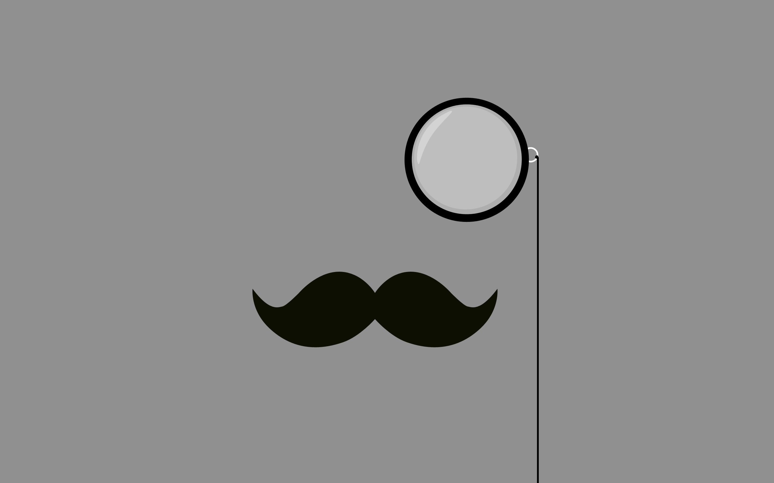 A few simple, yet funny and cool wallpaper. Mustache wallpaper, Moustache, Monocle