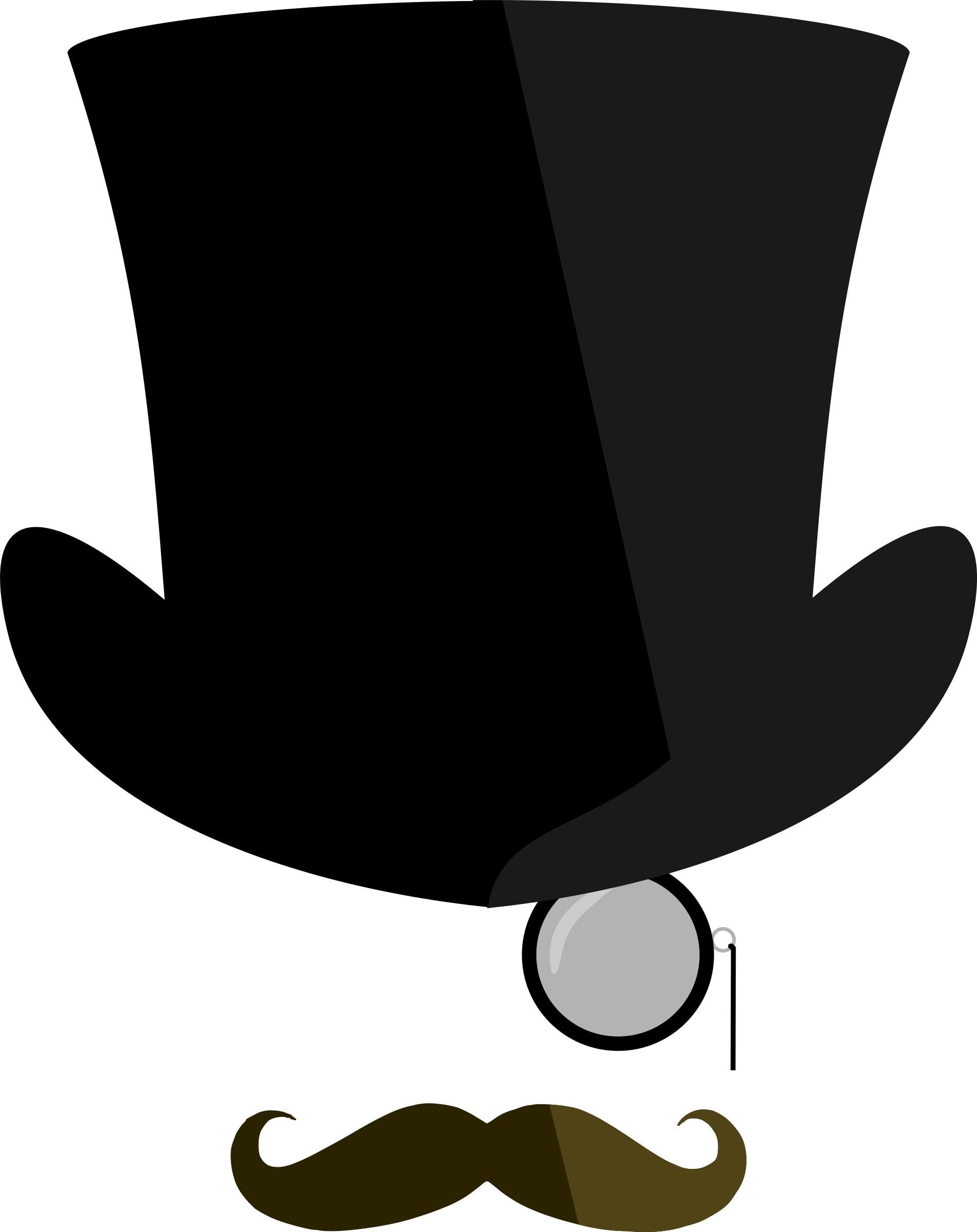 Top hat, moustache, monocle Icon PNG PNG and Icon Downloads